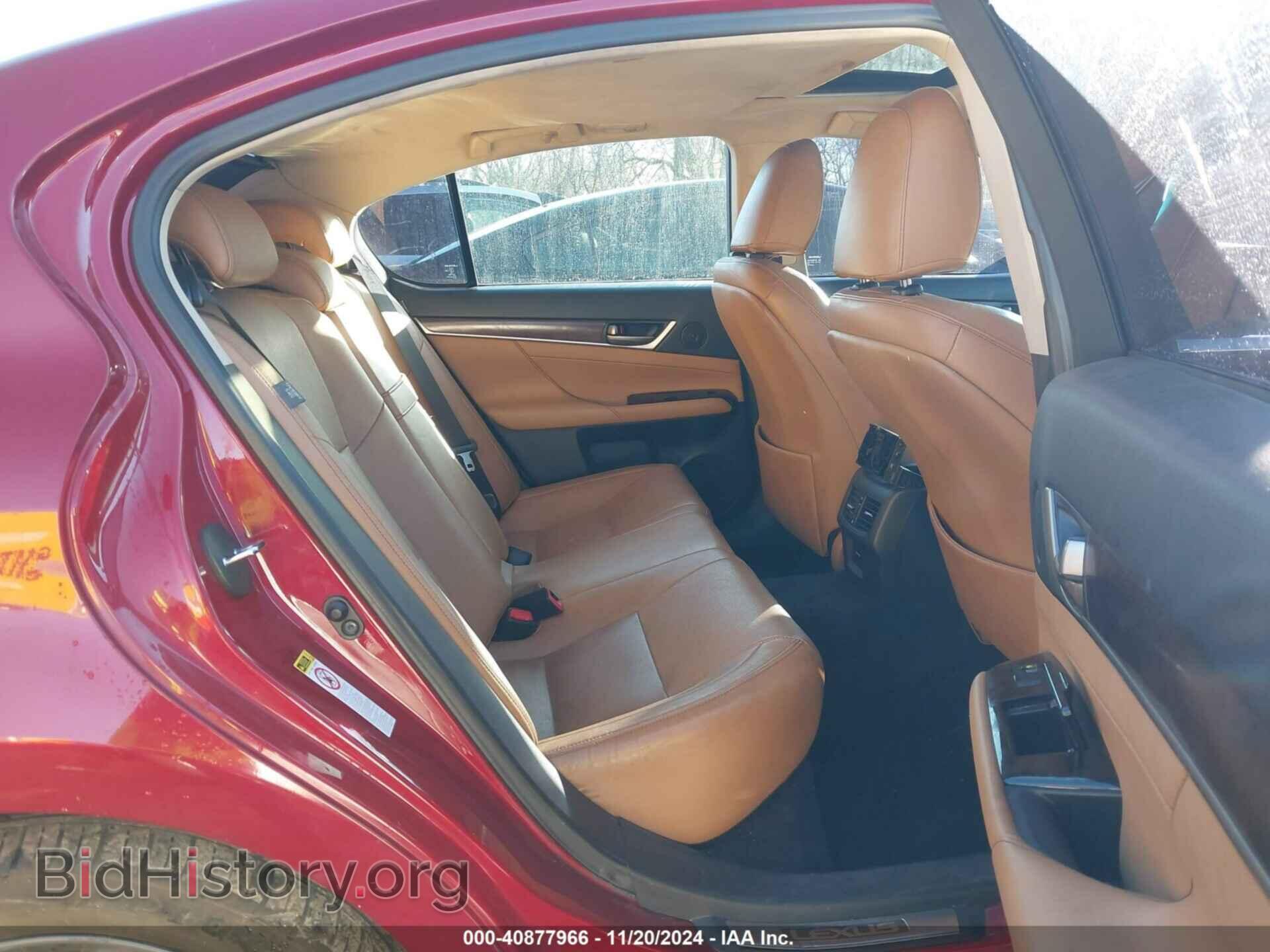 2013 LEXUS GS 350 - VIN: JTHCE1BL3D5001663 - Фото 8