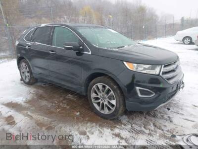 2015 Ford EDGE Titanium, black — VIN 2FMTK4K82FBB08494, IAAI