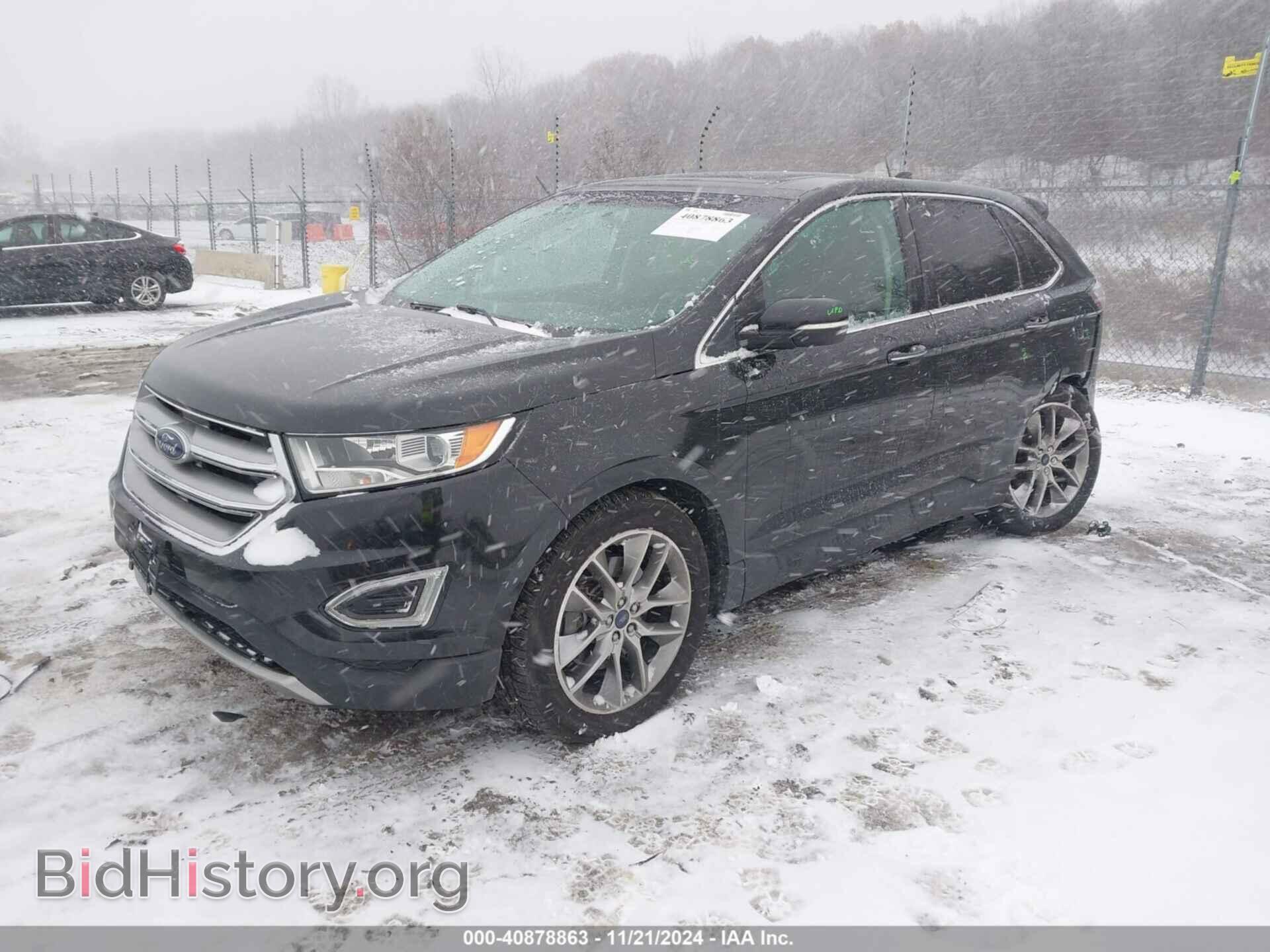 2015 FORD EDGE - VIN: 2FMTK4K82FBB08494 - Фото 2