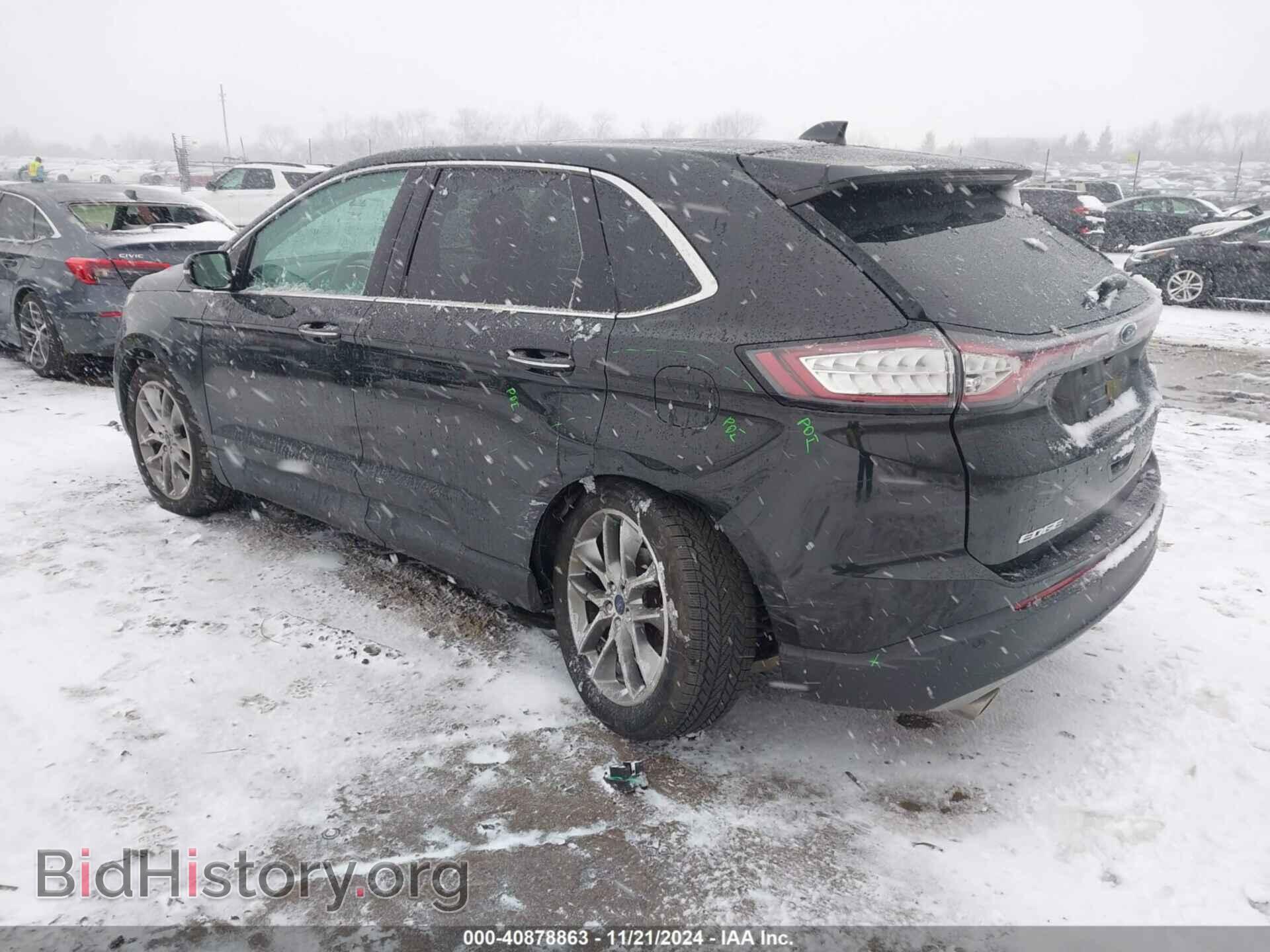 2015 FORD EDGE - VIN: 2FMTK4K82FBB08494 - Фото 3