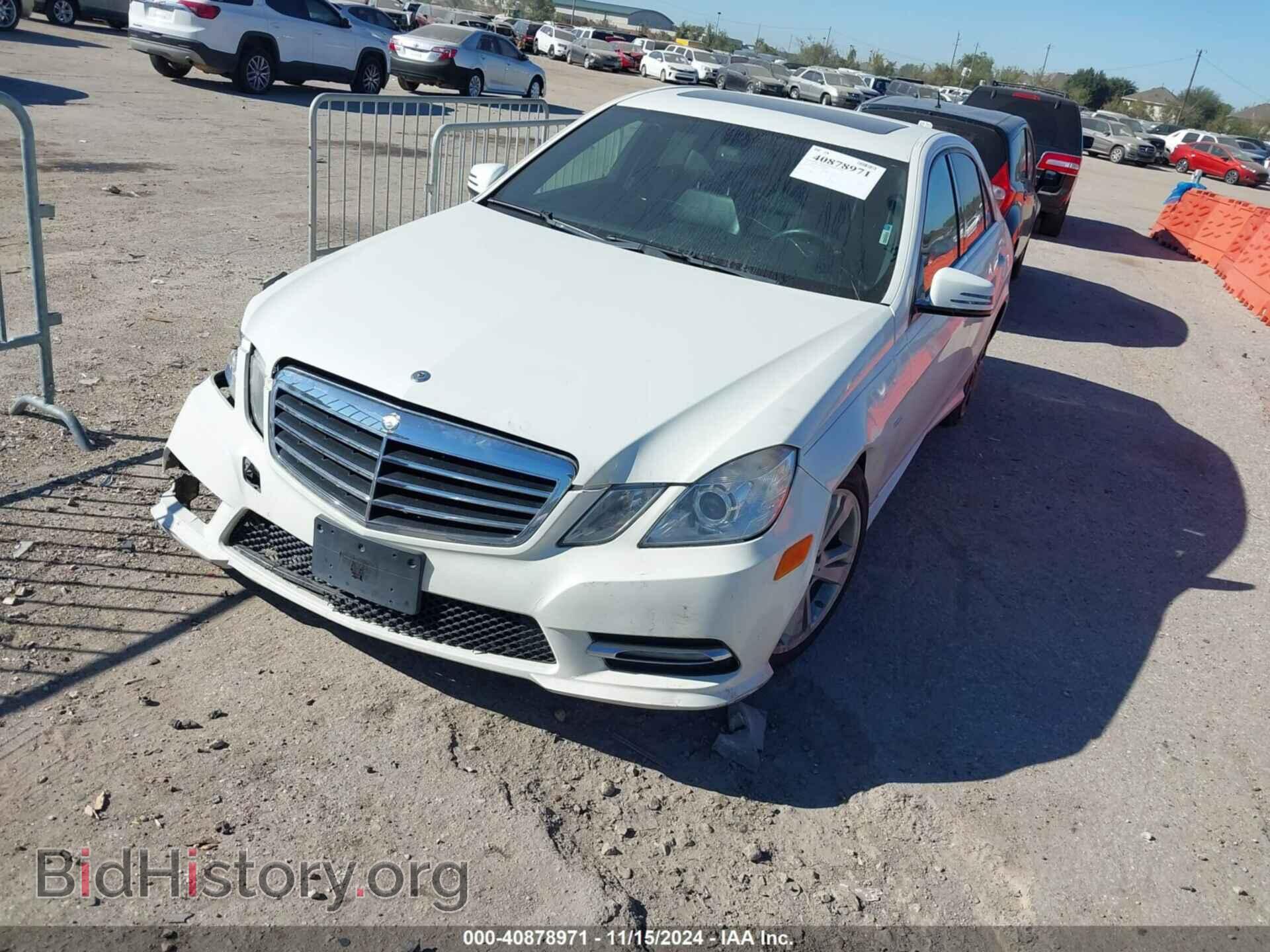 2012 MERCEDES-BENZ E 350 - VIN: WDDHF5KB8CA587906 - Фото 2