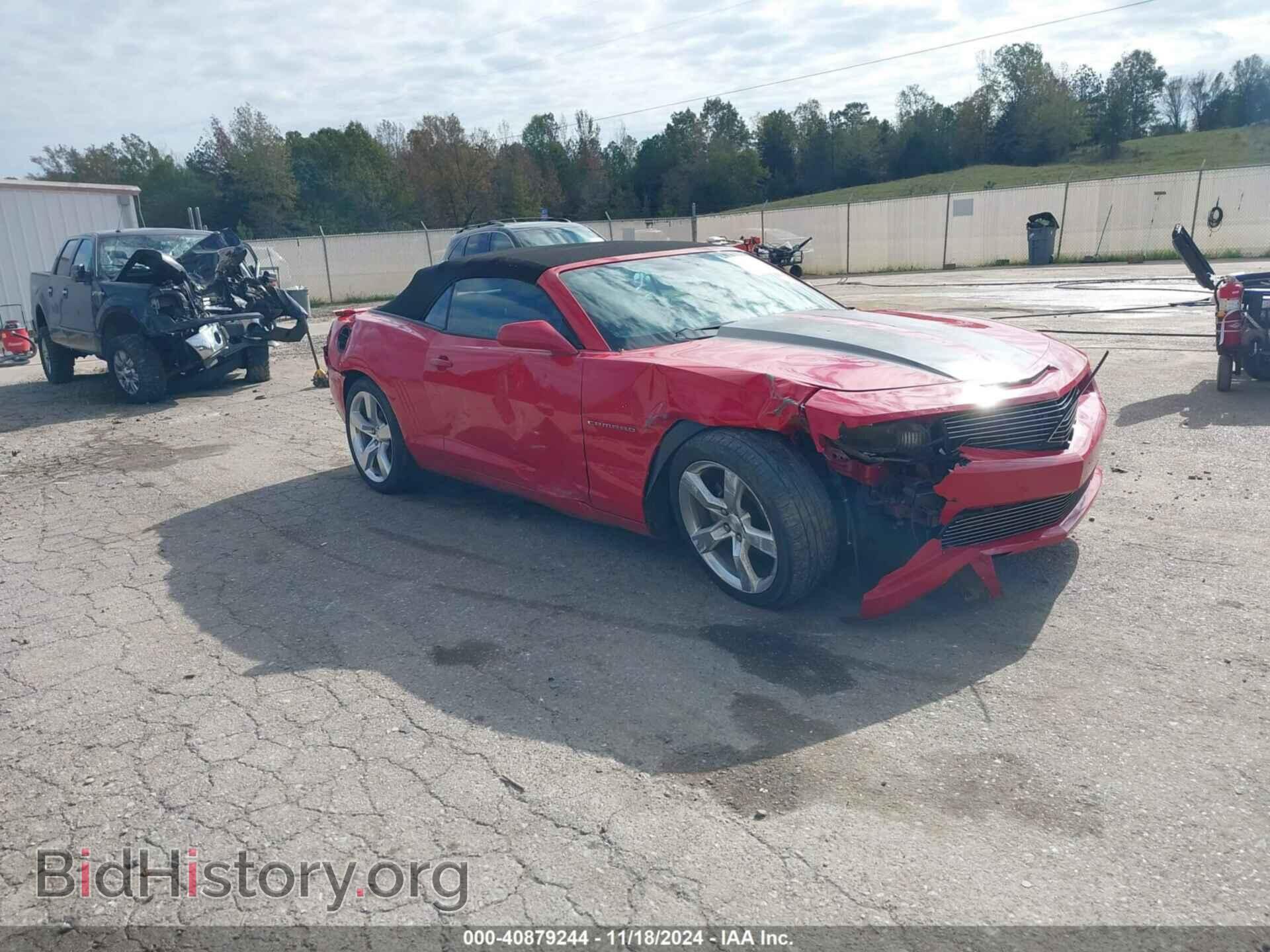 Photo 2G1FB3D37D9115841 - CHEVROLET CAMARO 2013