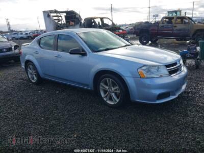 2013 Dodge AVENGER SE V6, light blue — VIN 1C3CDZAG6DN729991, IAAI