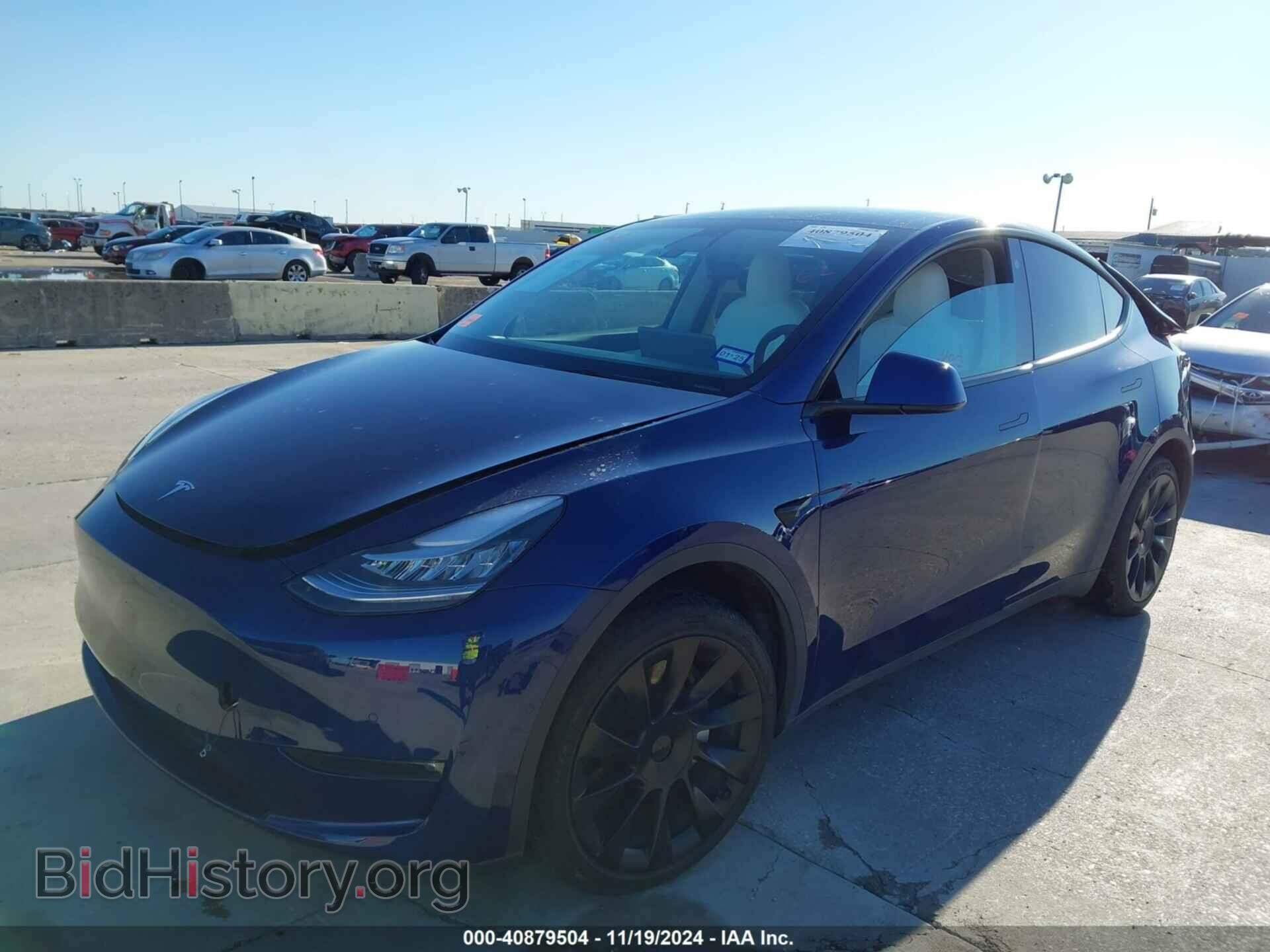 2022 TESLA MODEL Y - VIN: 7SAYGDEE4NF313705 - Фото 2