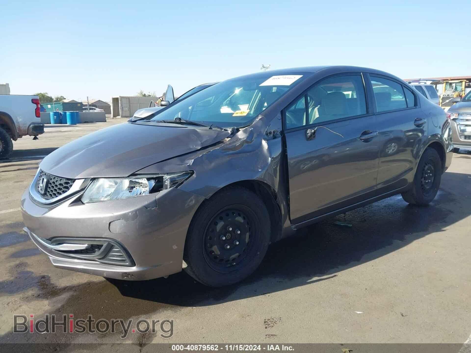 2013 HONDA CIVIC - VIN: 19XFB2F54DE284751 - Фото 2