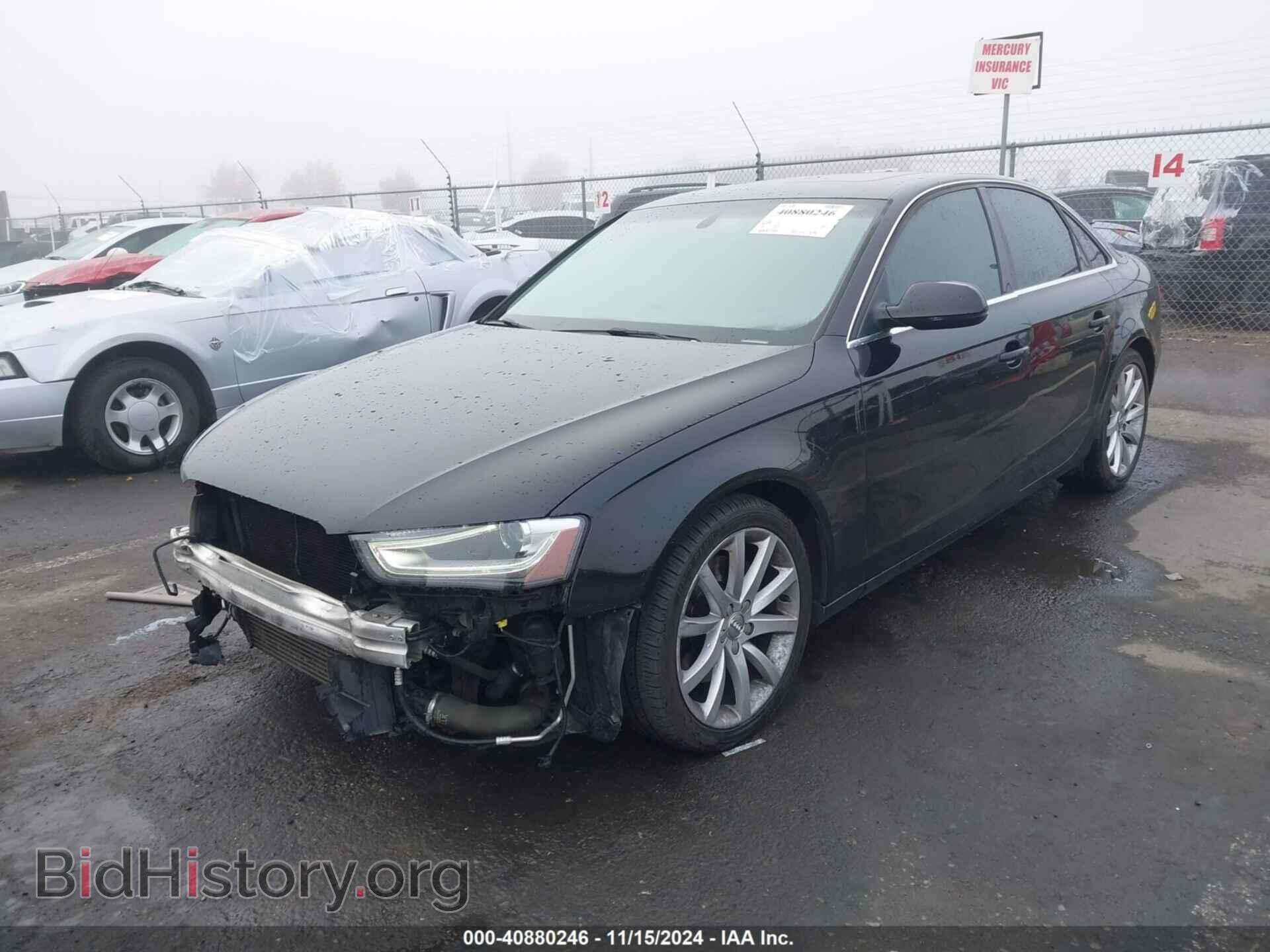 2013 AUDI A4 - VIN: WAUEFAFL3DN042471 - Фото 2