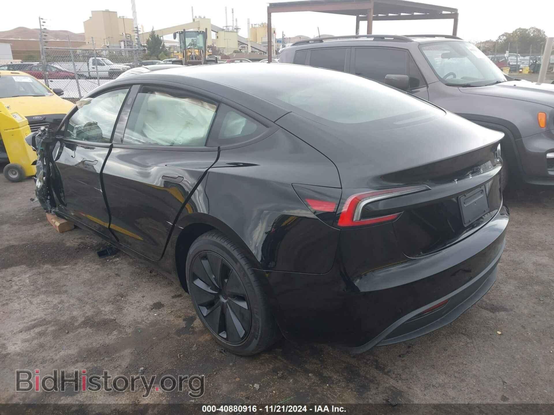 2024 TESLA MODEL 3 - VIN: 5YJ3E1EA3RF847289 - Фото 3