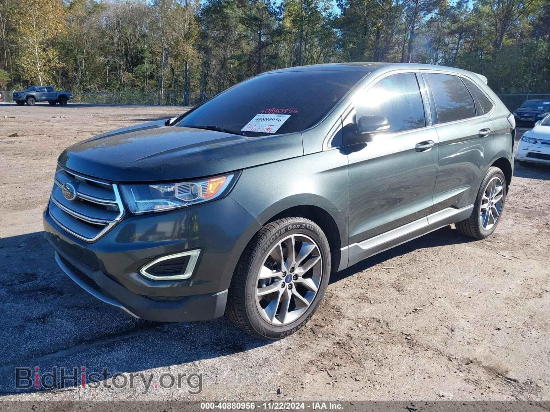 2015 FORD EDGE - VIN: 2FMTK4K9XFBC41111 - Фото 2