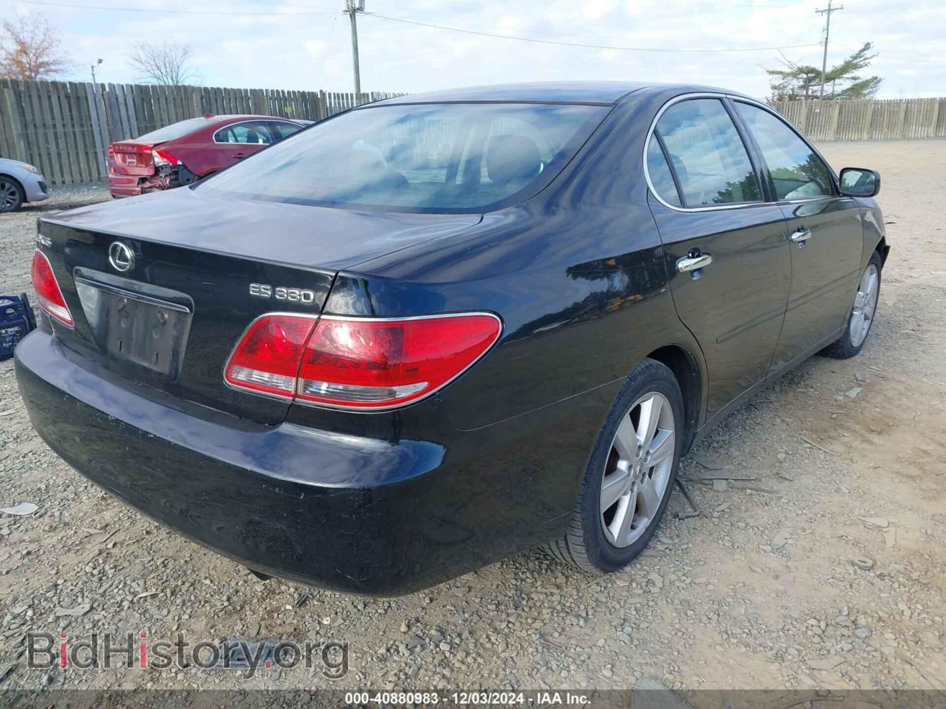 2005 LEXUS ES 330 - VIN: JTHBA30GX55125570 - Фото 4