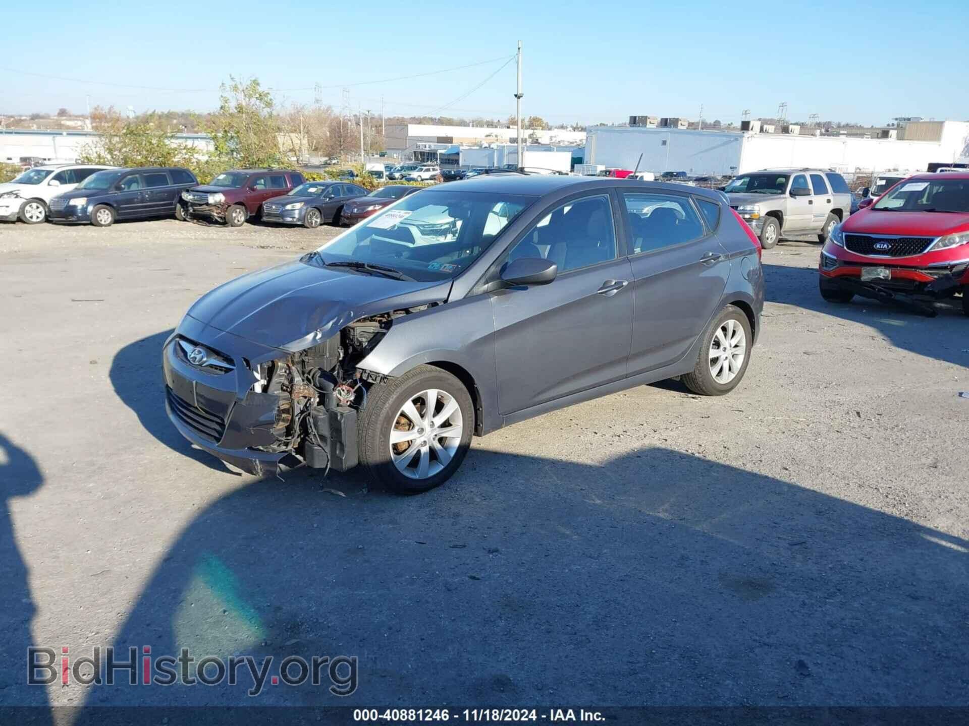 2012 HYUNDAI ACCENT - VIN: KMHCU5AE2CU054384 - Фото 2