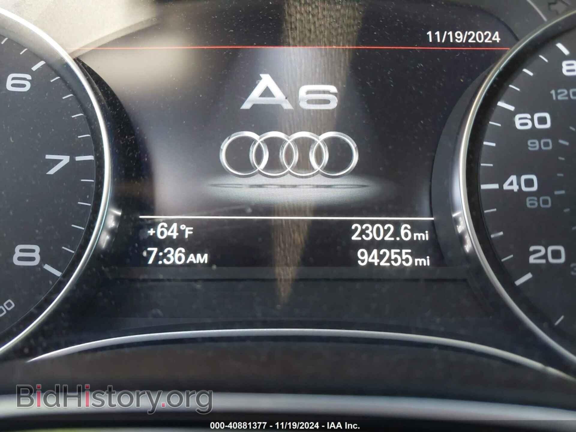 2013 AUDI A6 - VIN: WAUGFAFC5DN153595 - Фото 7