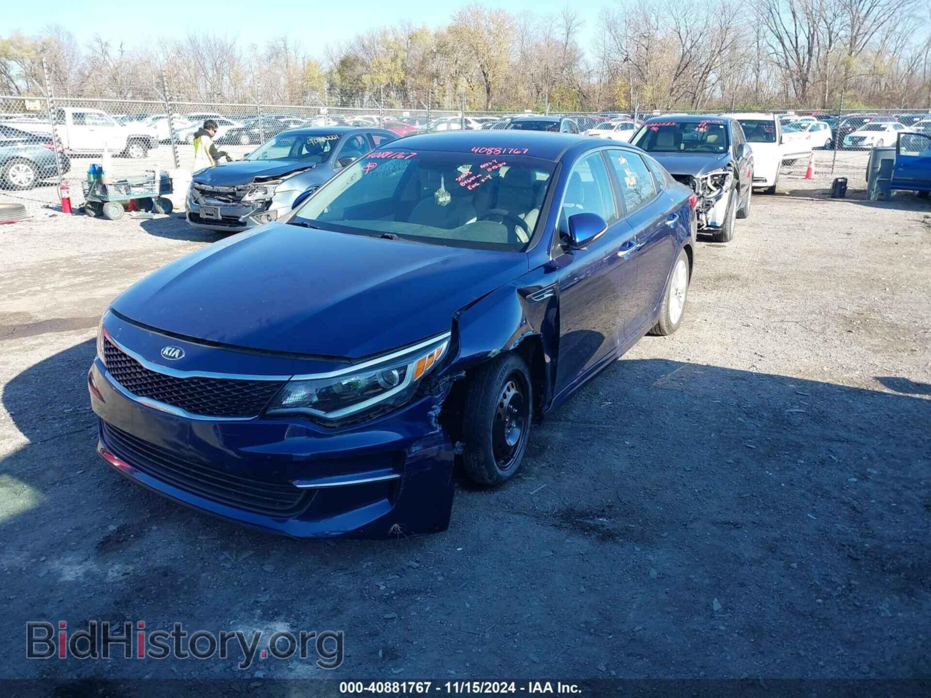 2016 KIA OPTIMA - VIN: 5XXGT4L30GG073056 - Фото 2