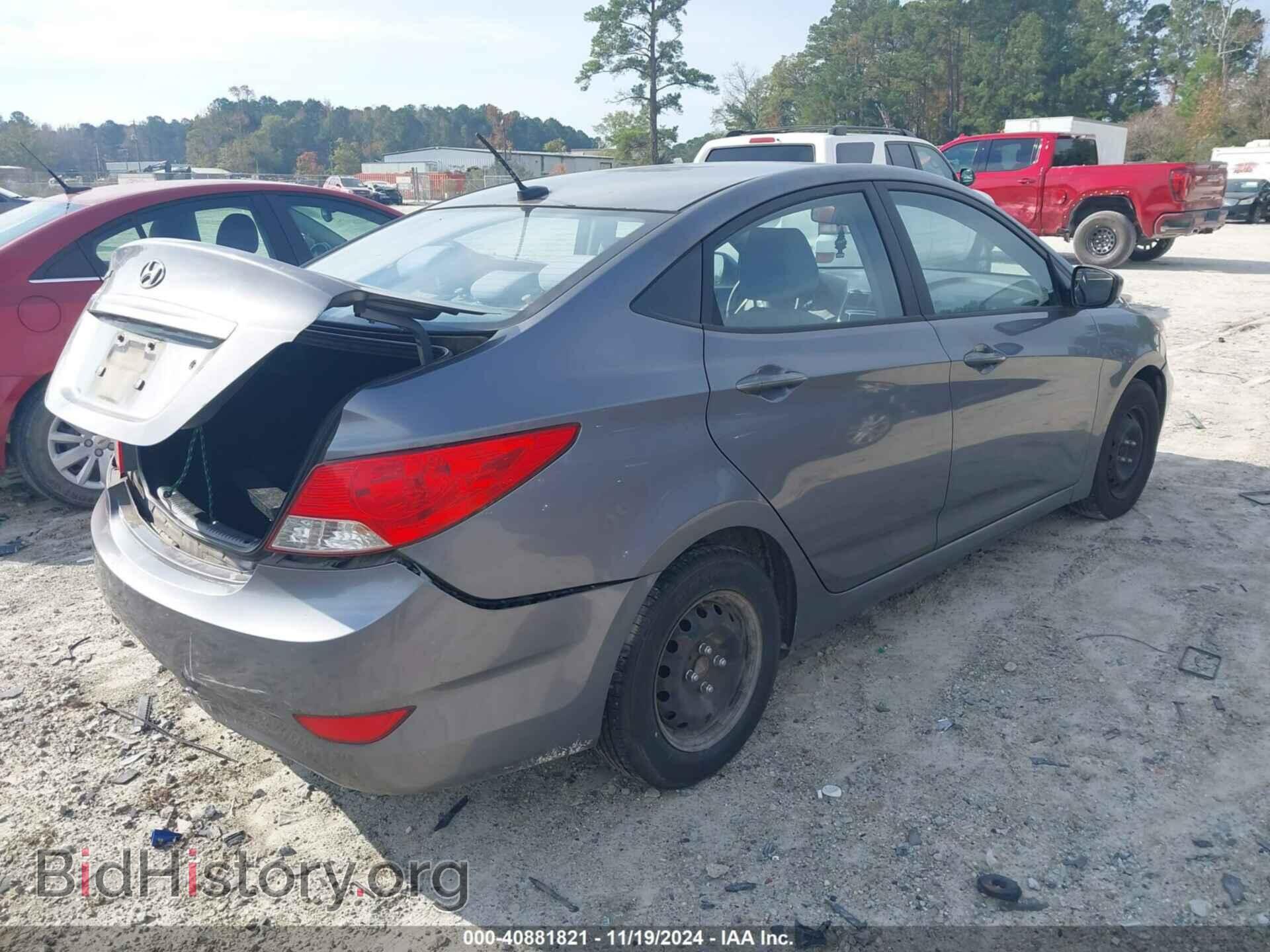 2014 HYUNDAI ACCENT - VIN: KMHCT4AE1EU673753 - Фото 4
