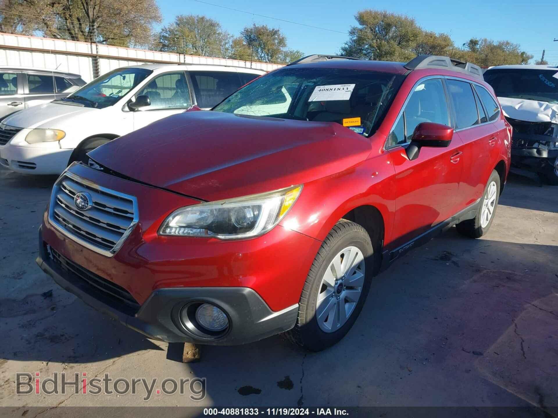 2015 SUBARU OUTBACK - VIN: 4S4BSBCC1F3256963 - Фото 2