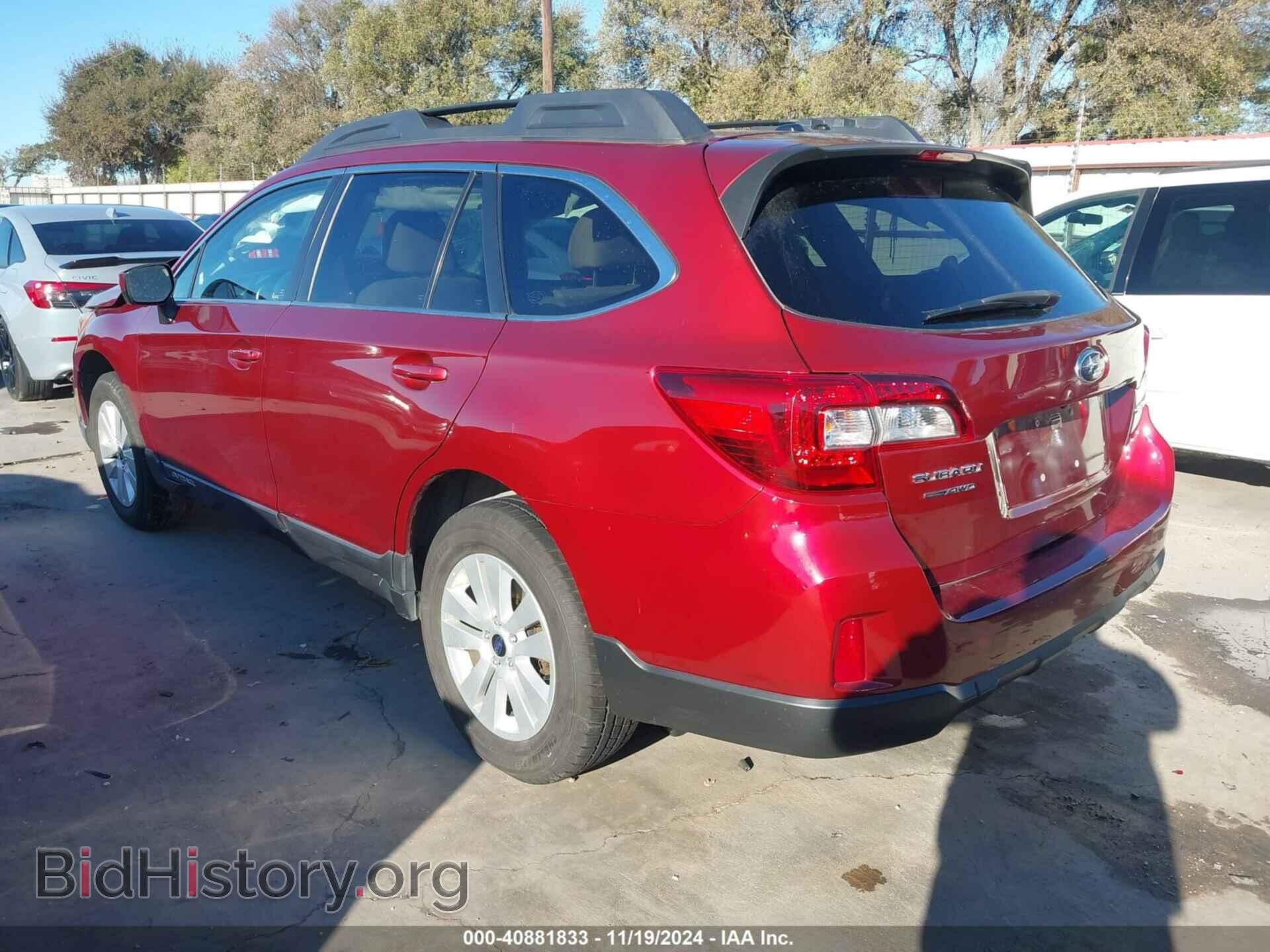 2015 SUBARU OUTBACK - VIN: 4S4BSBCC1F3256963 - Фото 3
