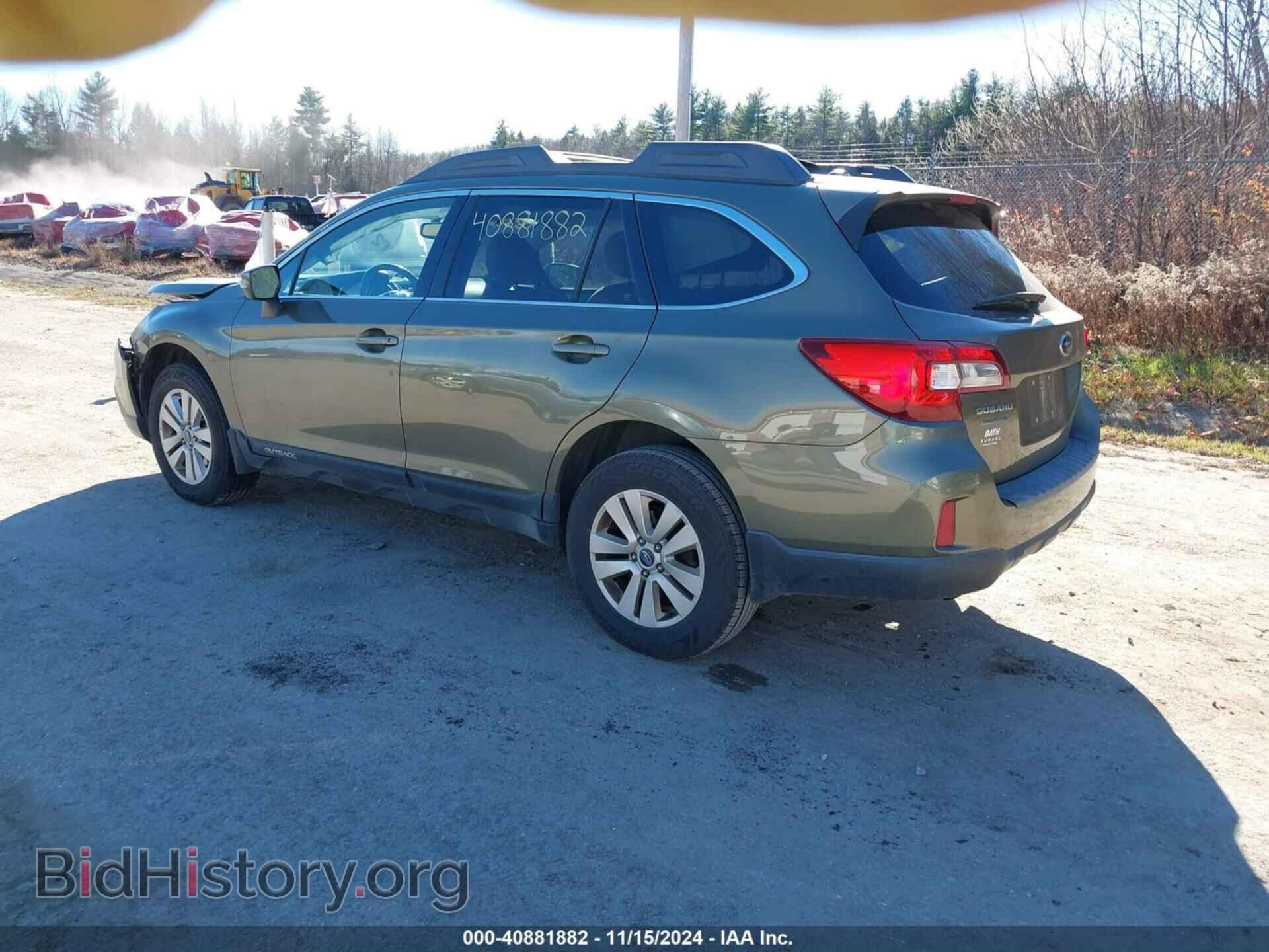 2015 SUBARU OUTBACK - VIN: 4S4BSAFC6F3315057 - Фото 3