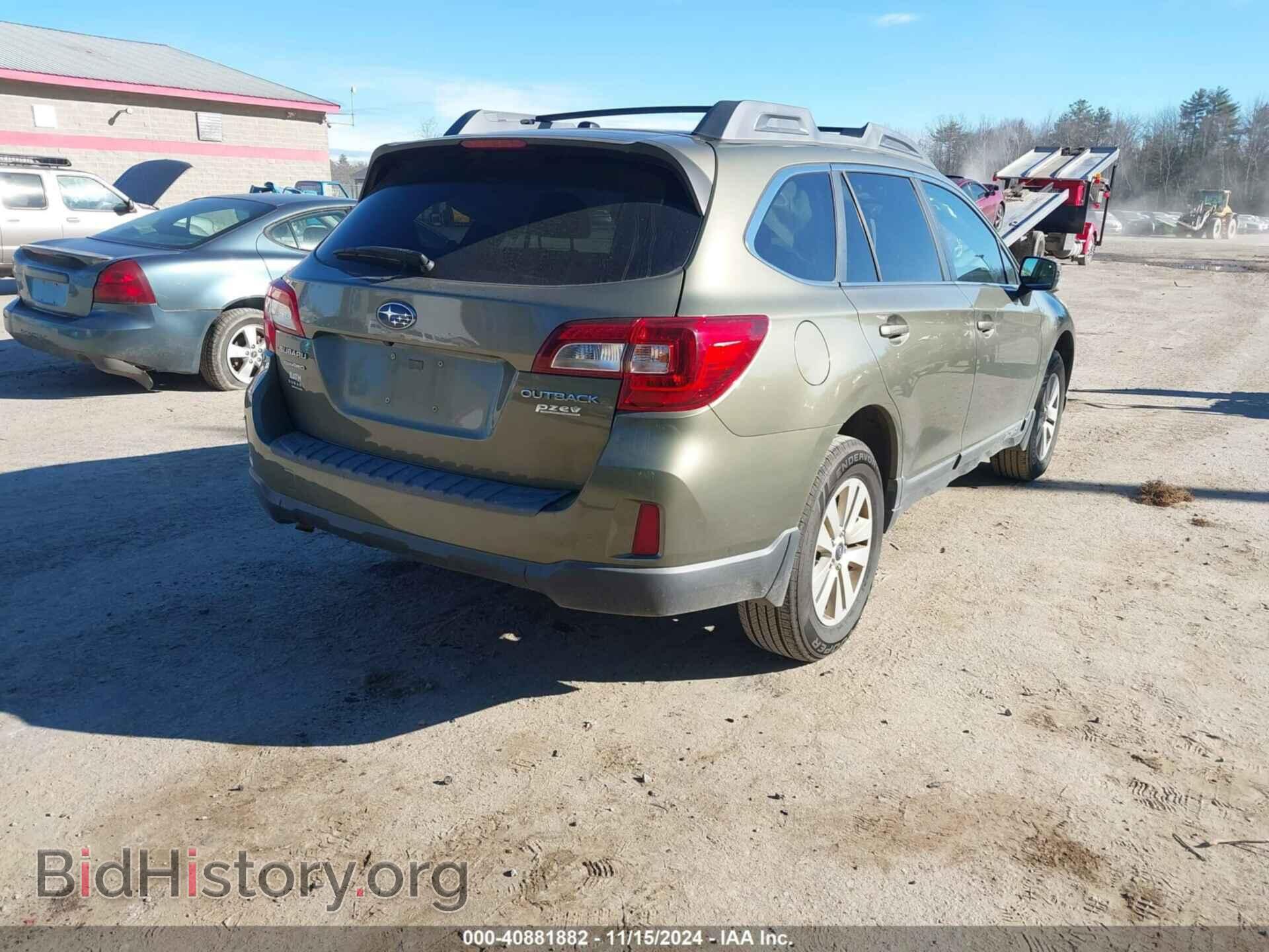2015 SUBARU OUTBACK - VIN: 4S4BSAFC6F3315057 - Фото 4