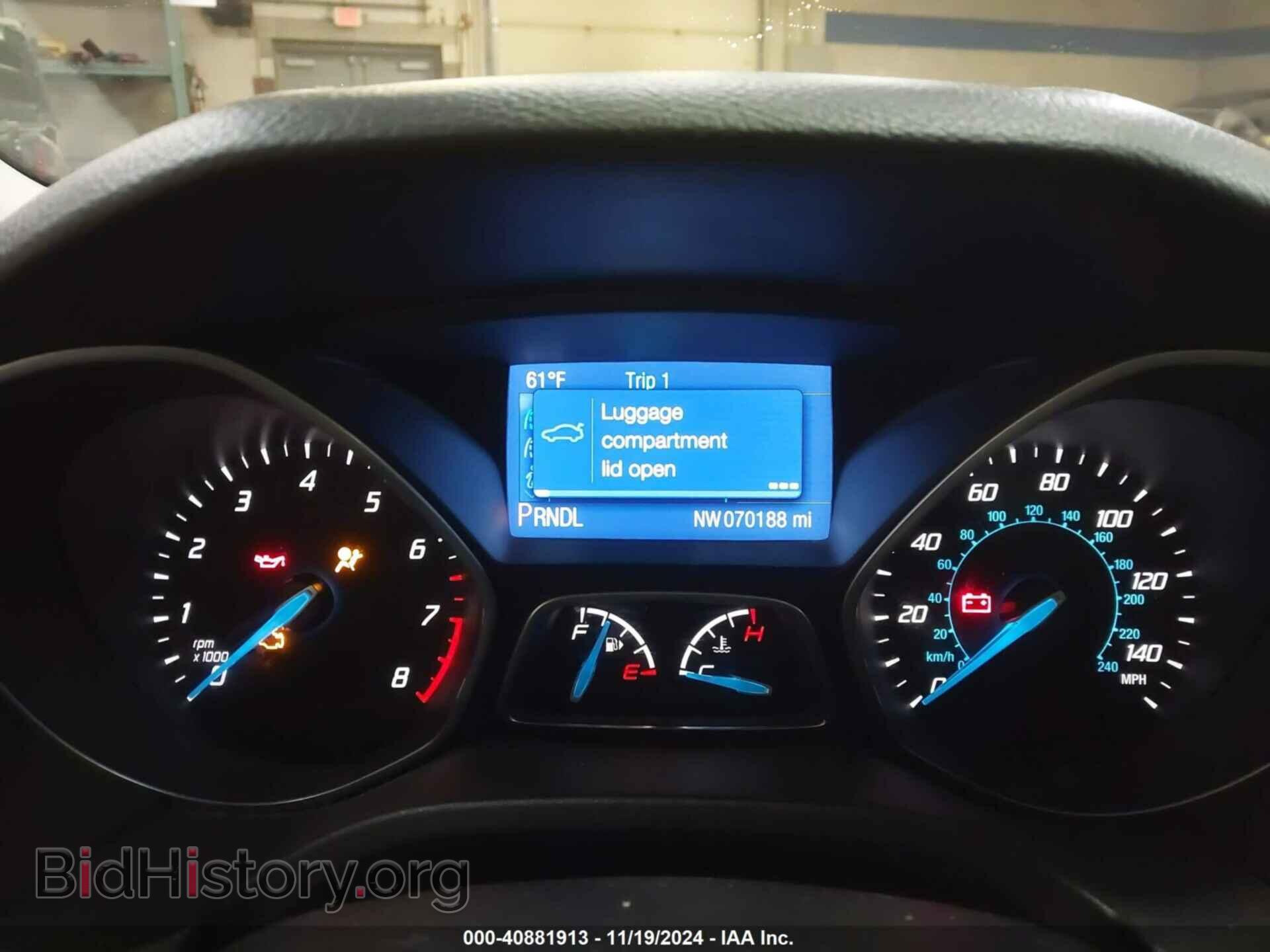 2014 FORD FOCUS - VIN: 1FADP3F21EL178342 - Фото 7