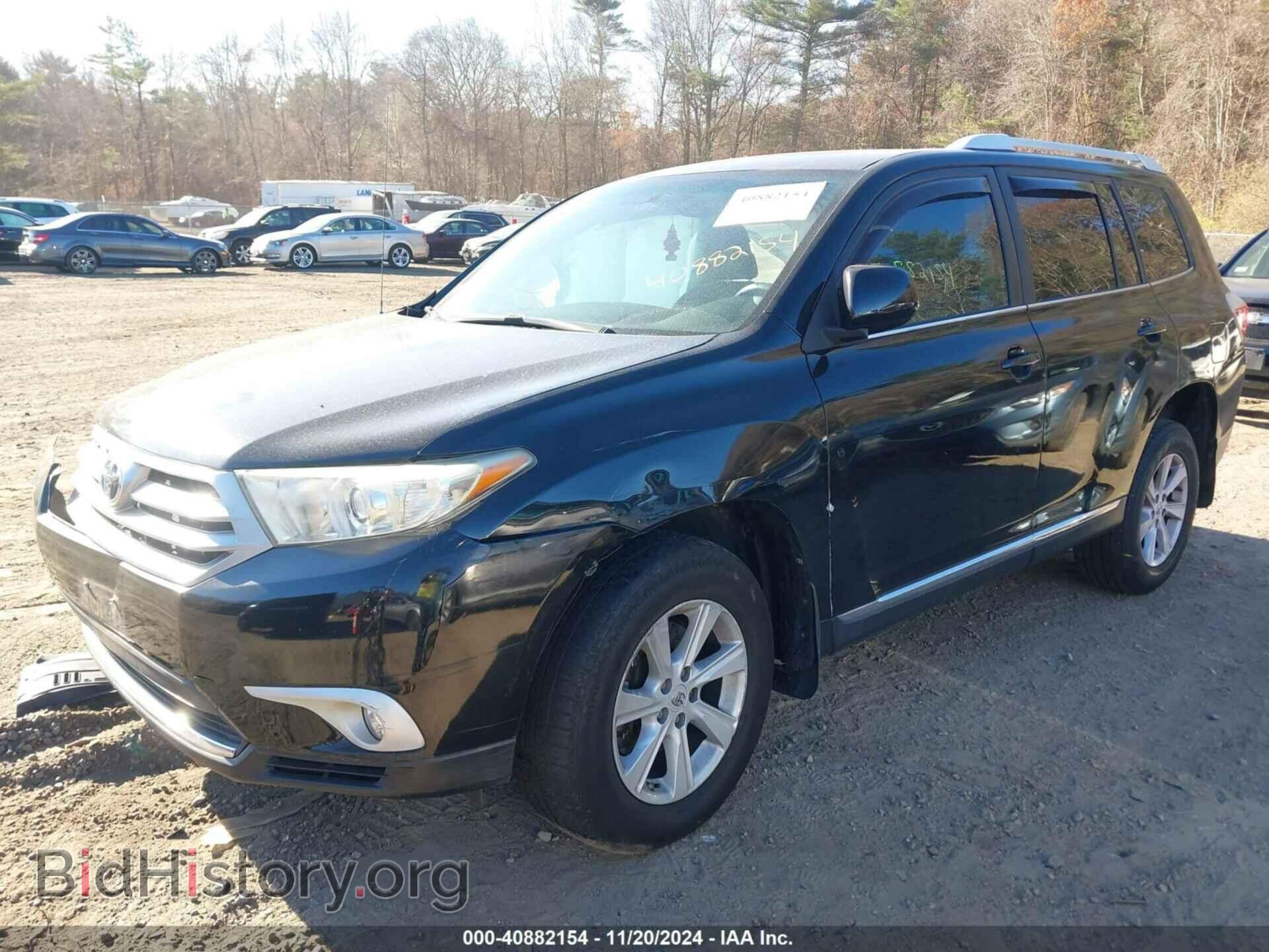 2012 TOYOTA HIGHLANDER - VIN: 5TDBK3EH2CS151152 - Фото 2