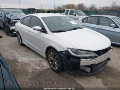 2015 Chrysler 200 S, белый — VIN 1C3CCCBB7FN545875, IAAI