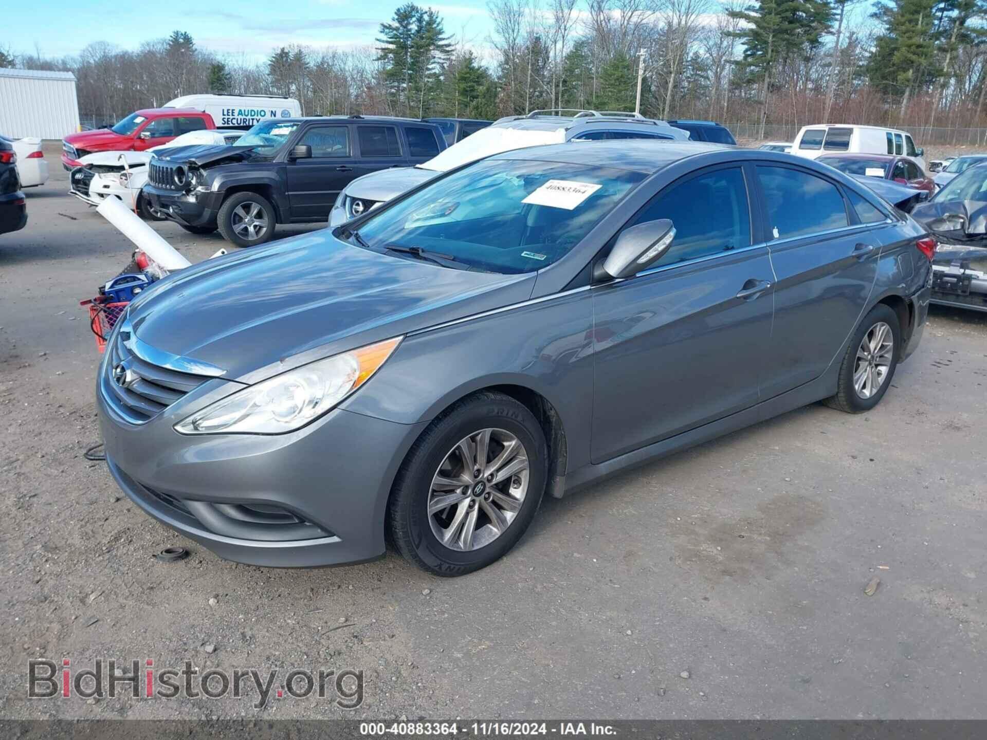 2014 HYUNDAI SONATA - VIN: 5NPEB4ACXEH891232 - Фото 2