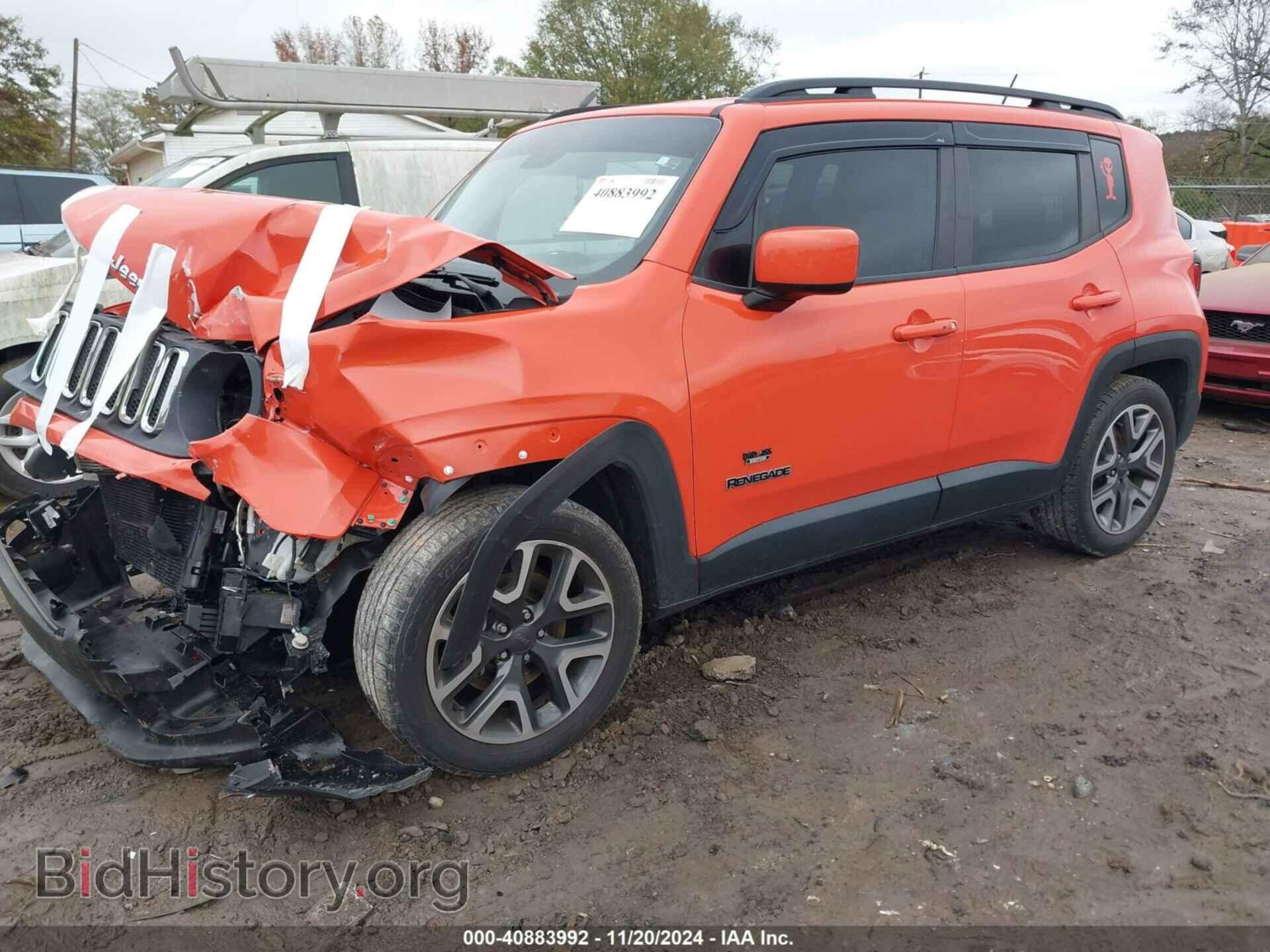 2016 JEEP RENEGADE - VIN: ZACCJABTXGPD56564 - Фото 2