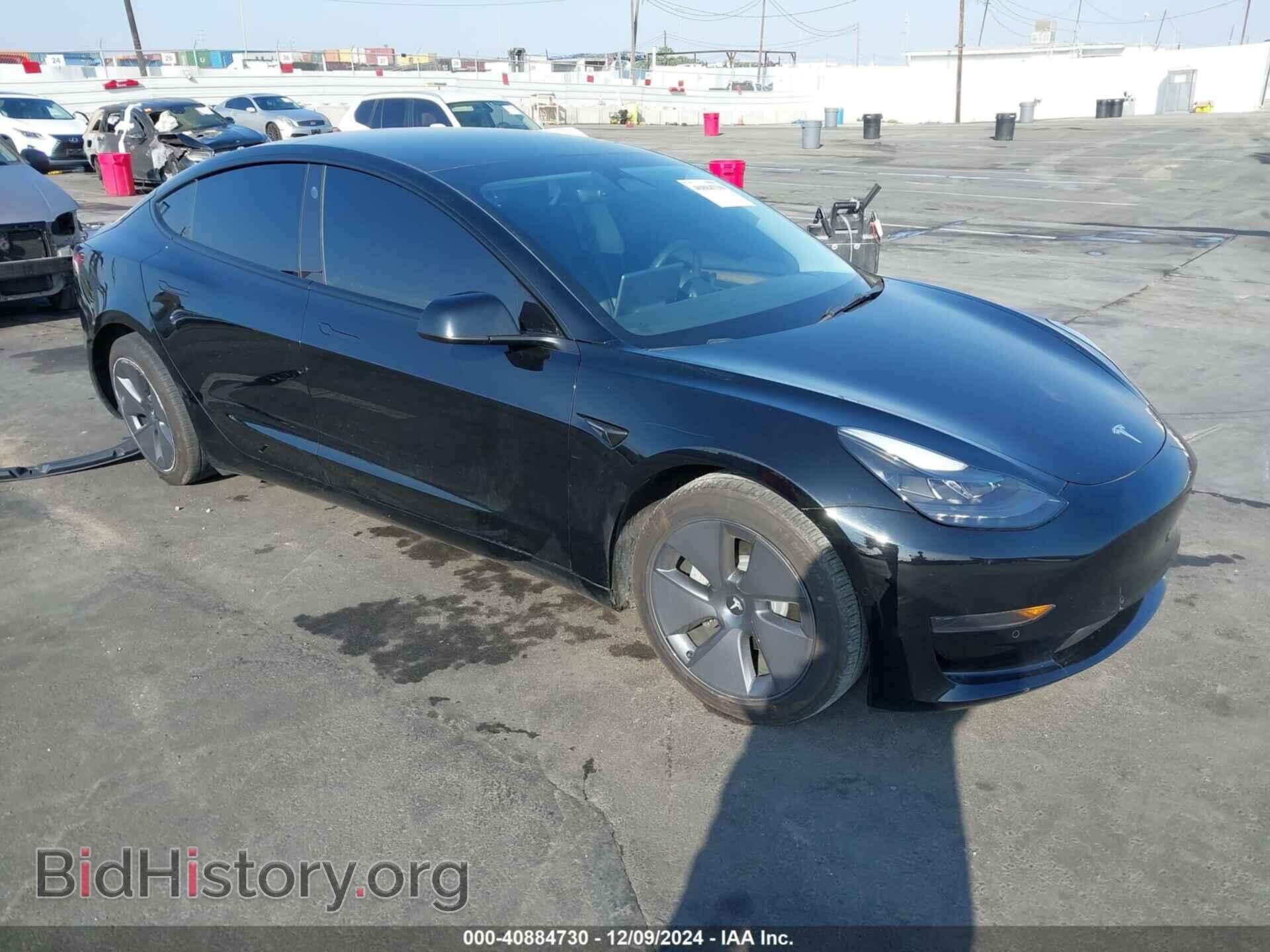 Photo 5YJ3E1EA3NF358370 - TESLA MODEL 3 2022