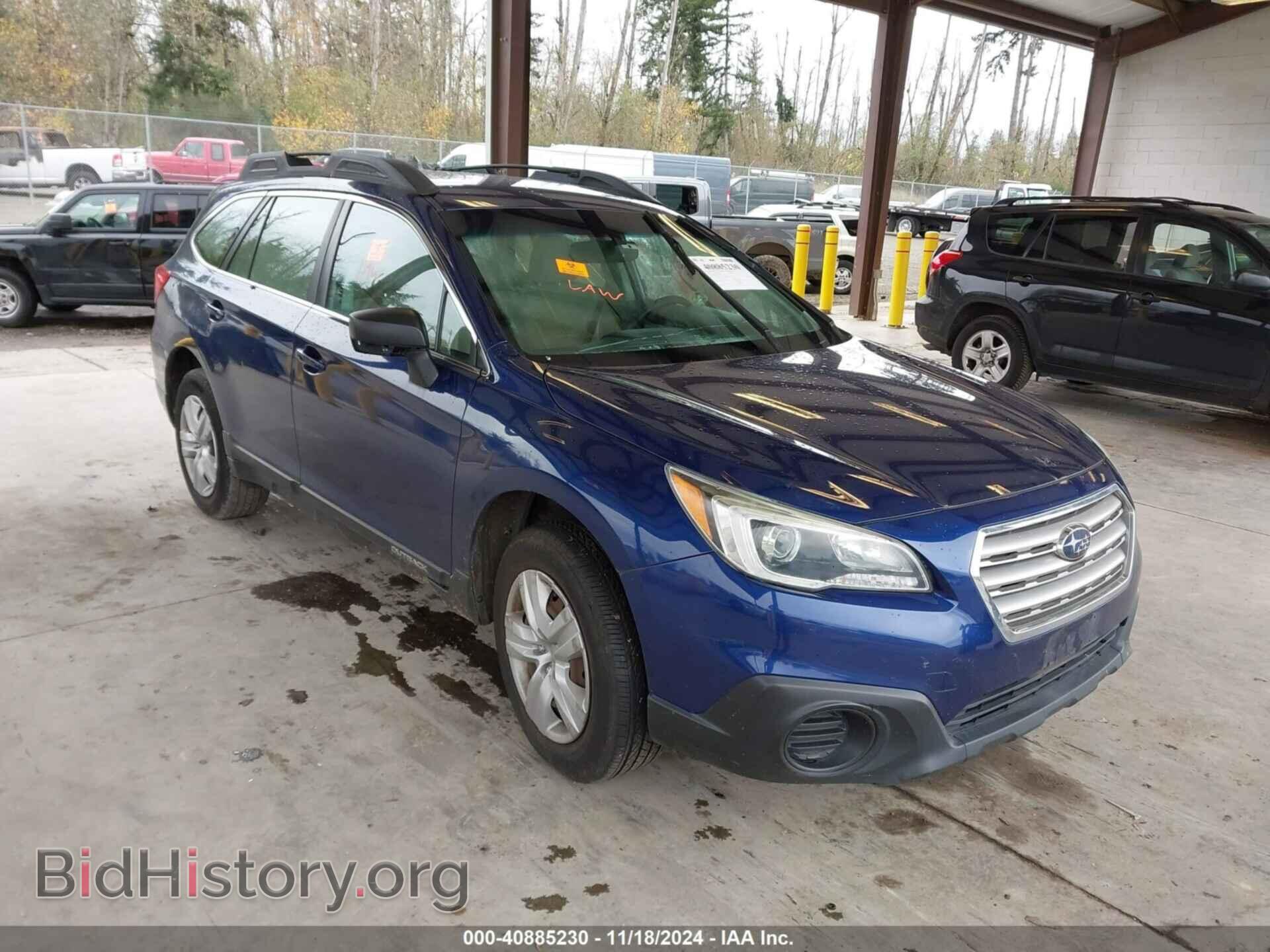 Фотография 4S4BSAAC7F3208767 - SUBARU OUTBACK 2015