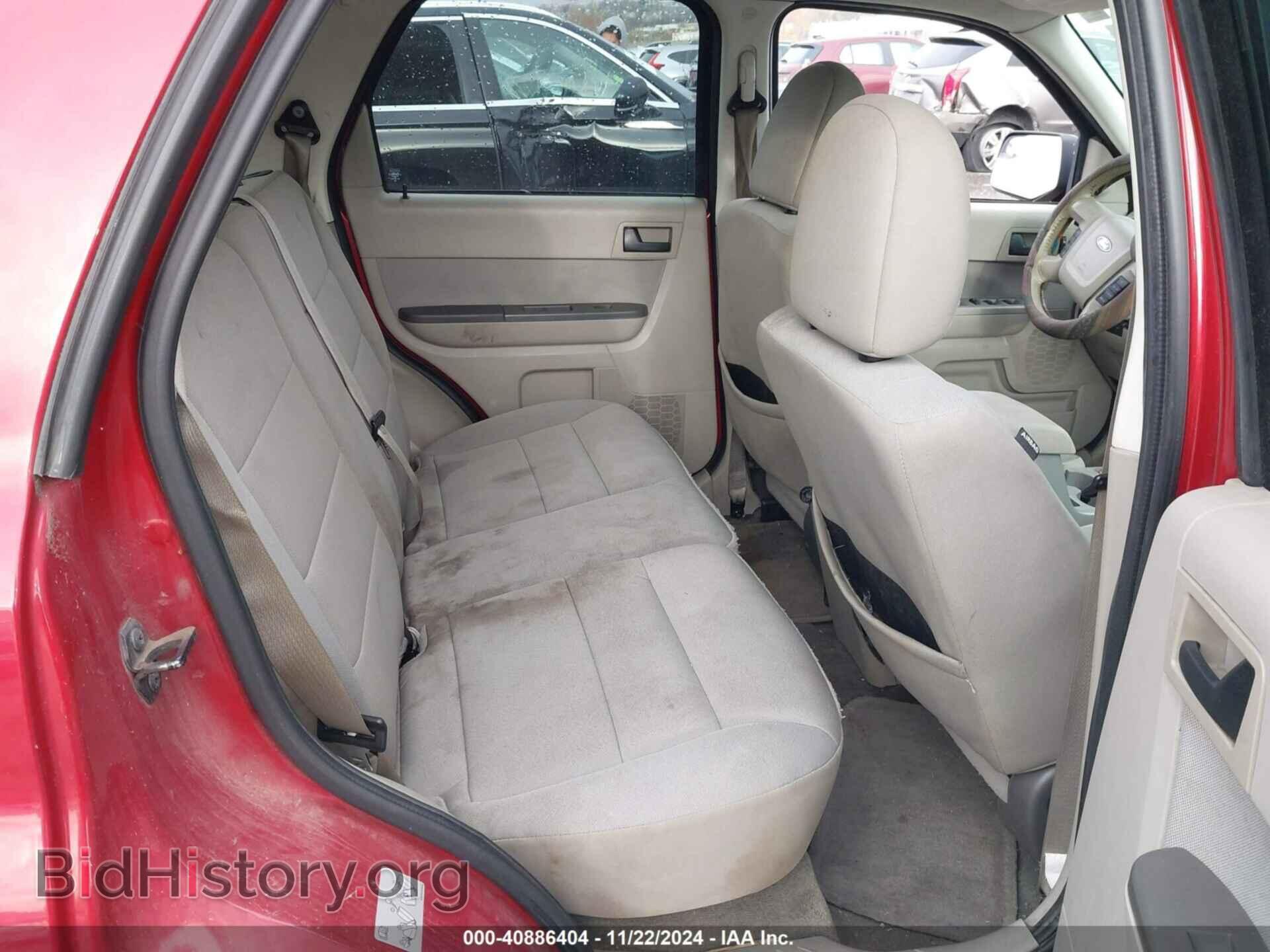 2010 FORD ESCAPE - VIN: 1FMCU0D72AKC87660 - Фото 8