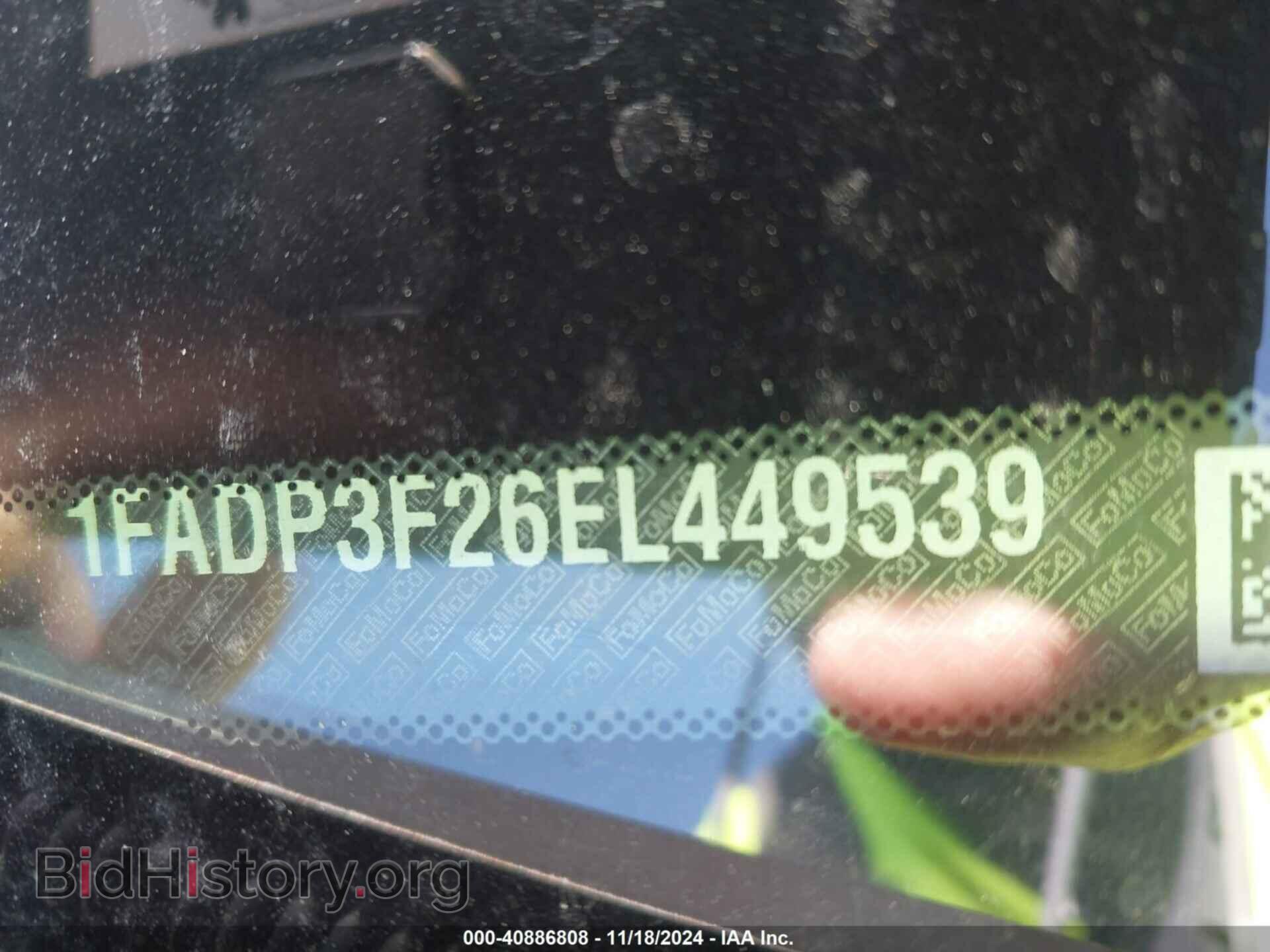 2014 FORD FOCUS - VIN: 1FADP3F26EL449539 - Фото 9