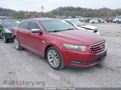 2013 Ford TAURUS Limited, red — VIN 1FAHP2F84DG215780, IAAI