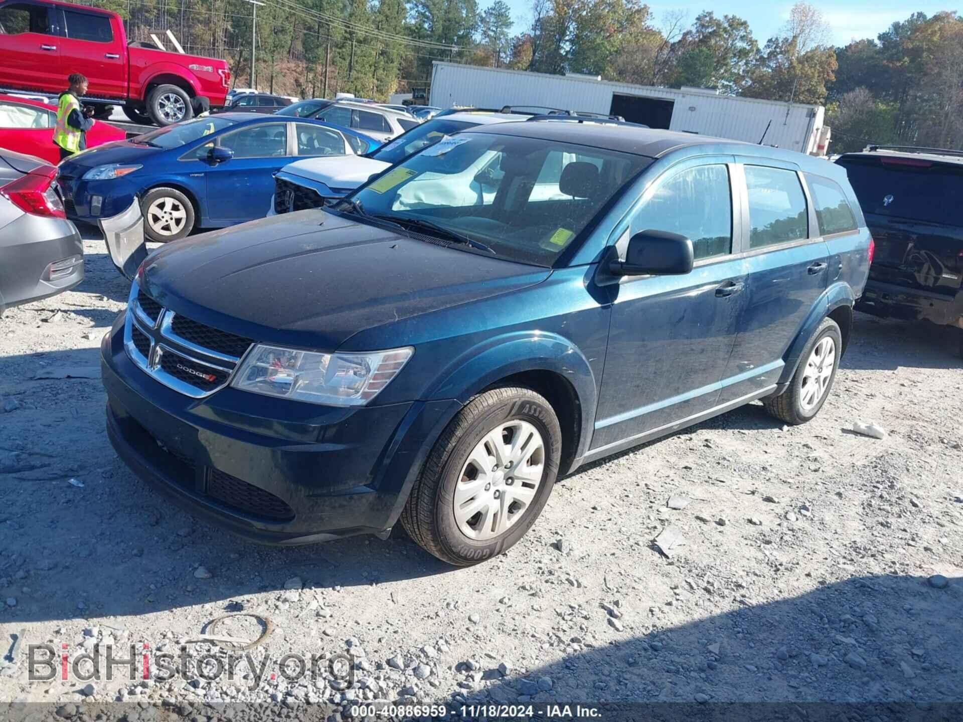 2014 DODGE JOURNEY - VIN: 3C4PDCAB1ET186209 - Фото 2