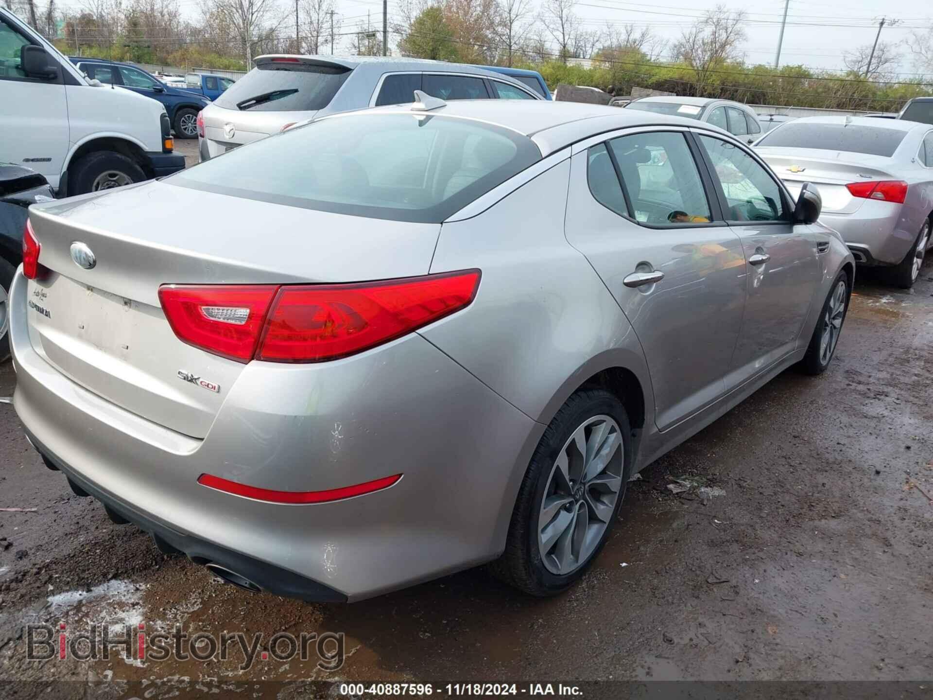 2014 KIA OPTIMA - VIN: 5XXGR4A70EG282900 - Фото 4