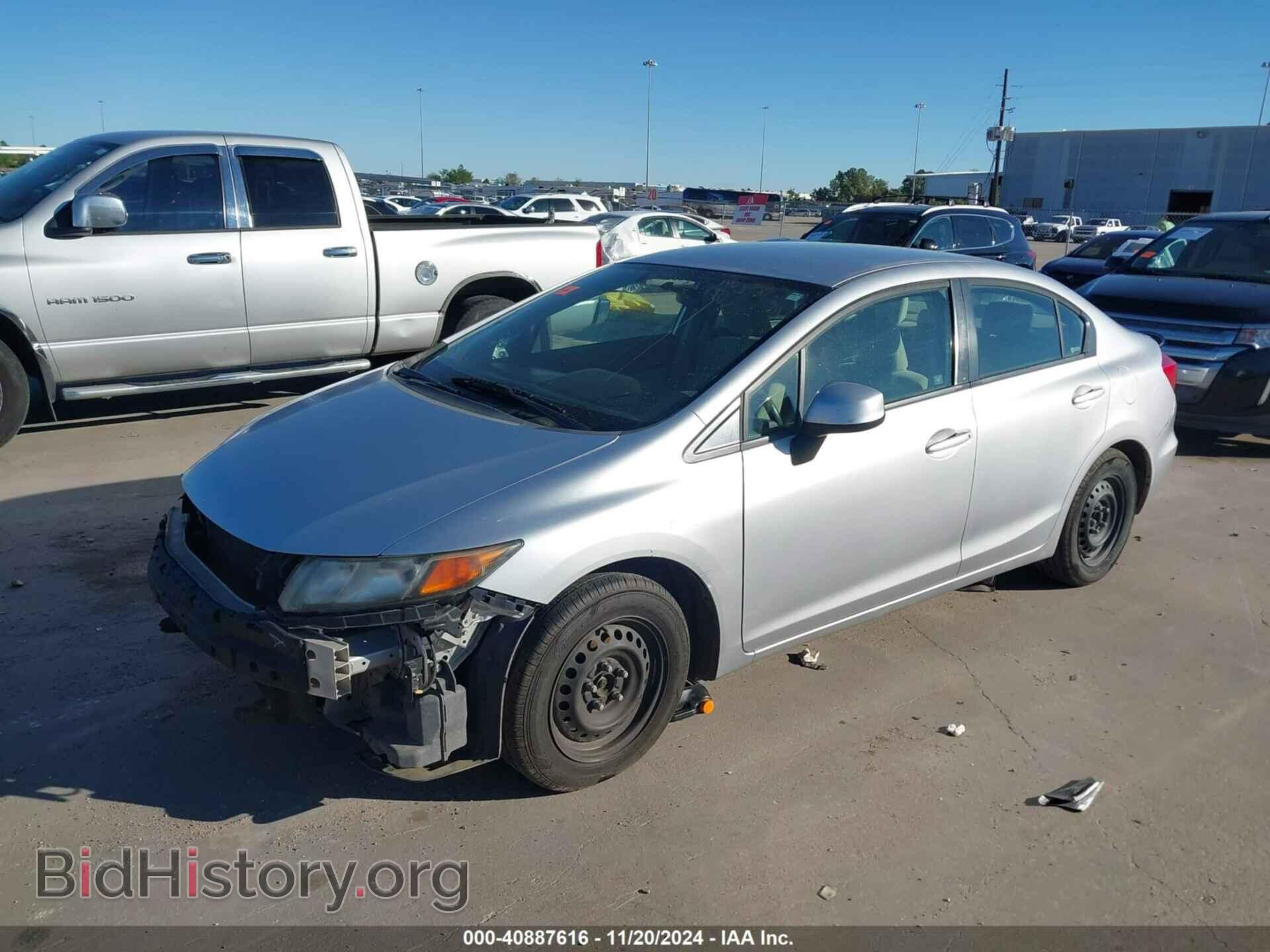 2012 HONDA CIVIC - VIN: 19XFB2F53CE323411 - Фото 2
