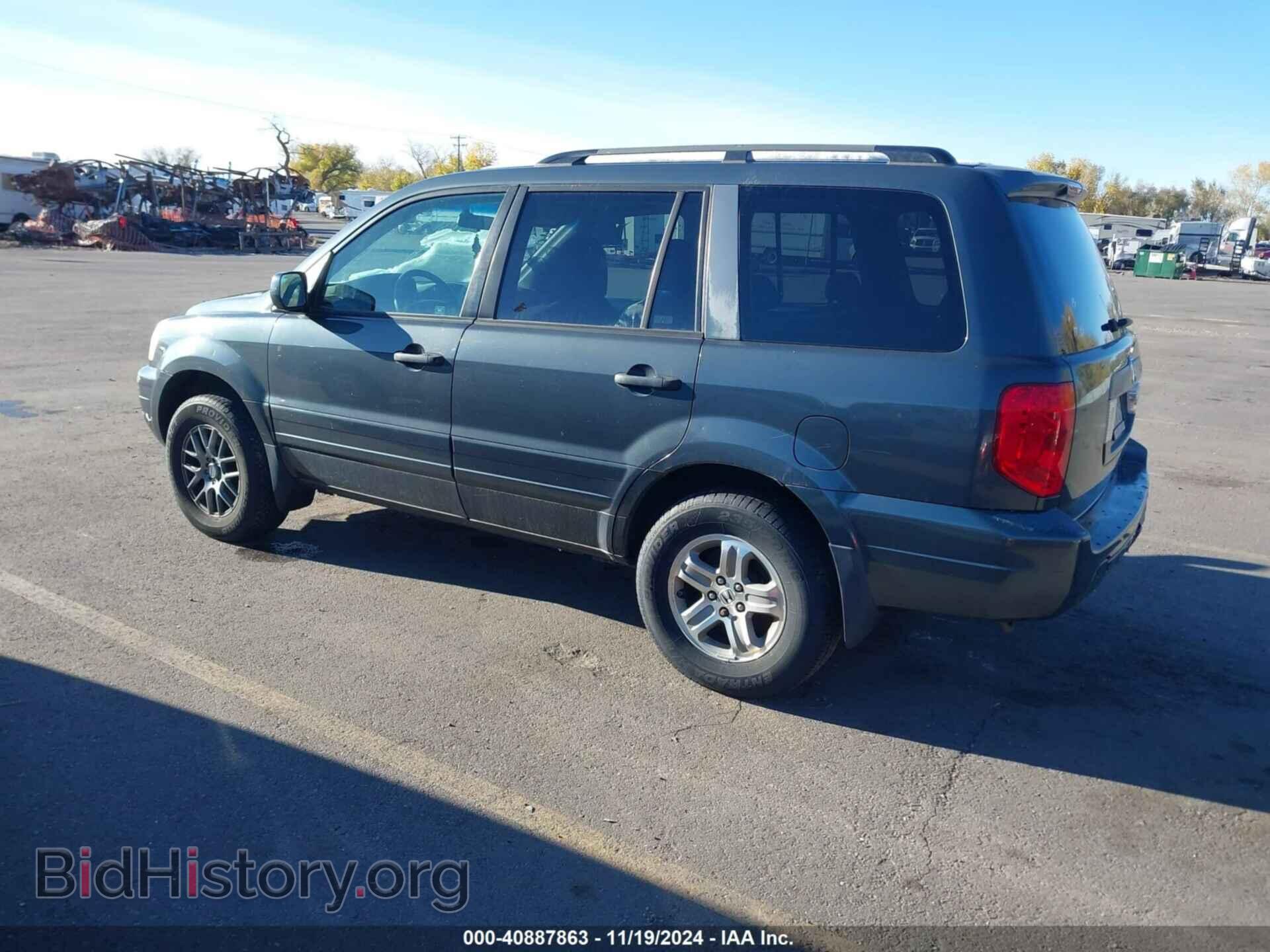 2005 HONDA PILOT - VIN: 2HKYF18645H512600 - Фото 3