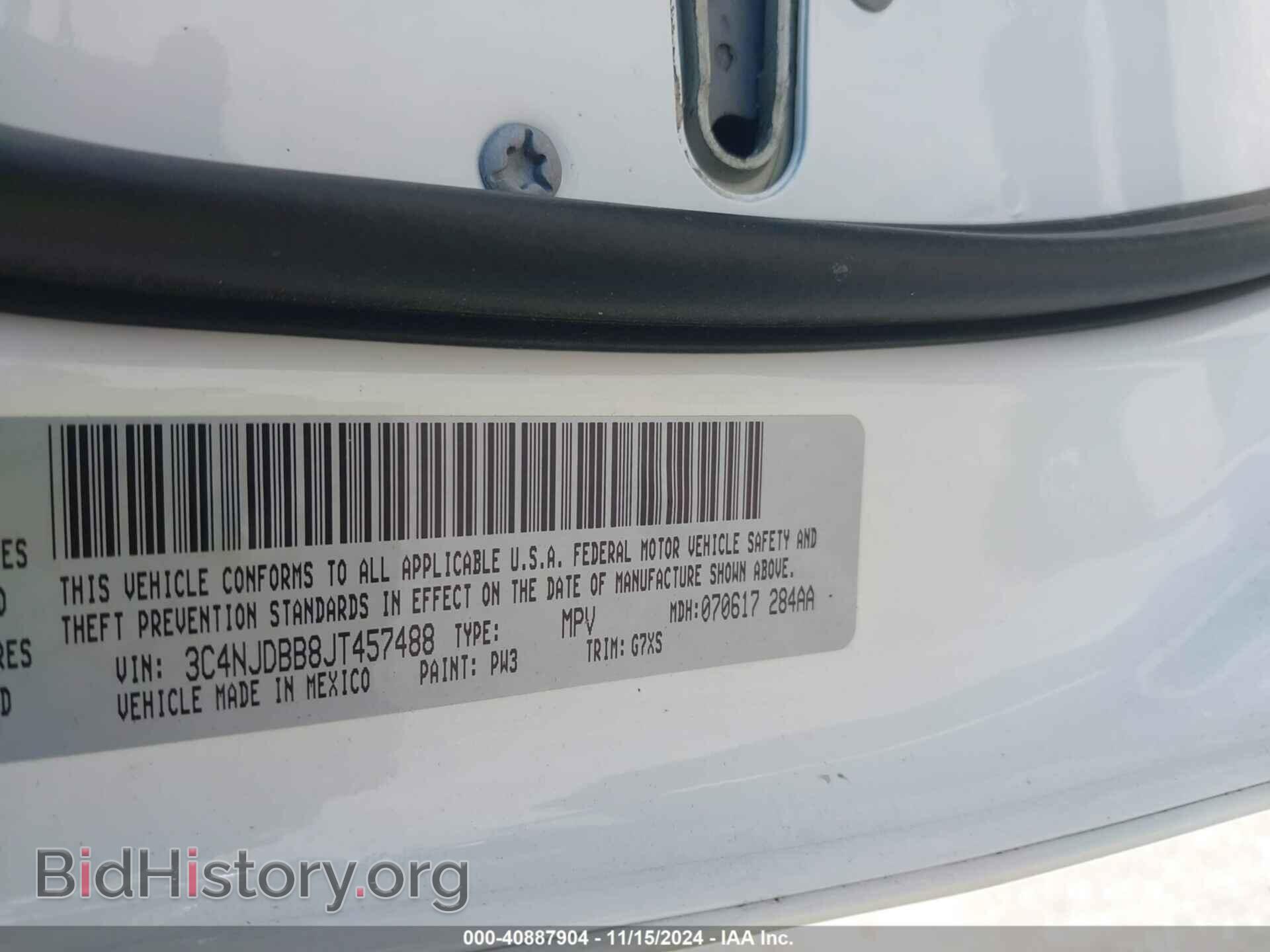 2018 JEEP COMPASS - VIN: 3C4NJDBB8JT457488 - Фото 9