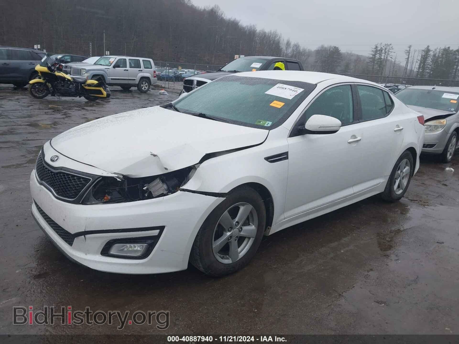 2015 KIA OPTIMA - VIN: KNAGM4A76F5664284 - Фото 2