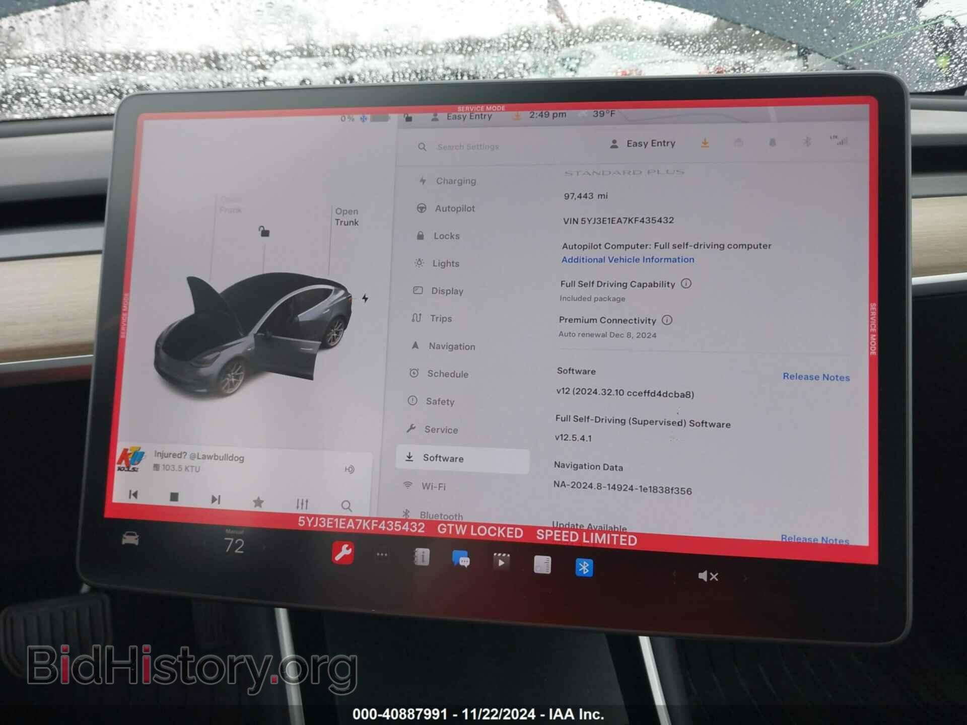 2019 TESLA MODEL 3 - VIN: 5YJ3E1EA7KF435432 - Photo 18