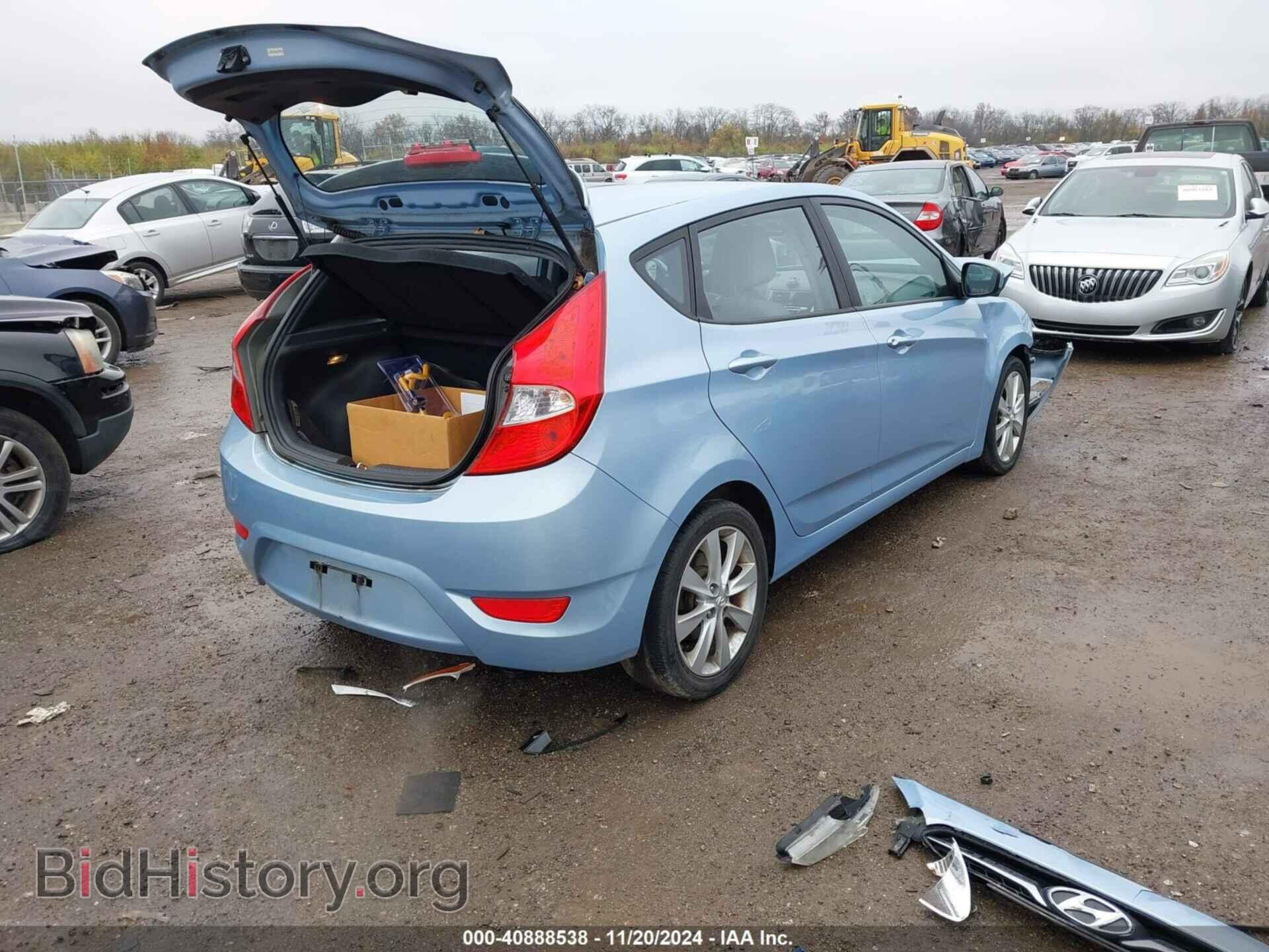 2012 HYUNDAI ACCENT - VIN: KMHCU5AE1CU018086 - Фото 4
