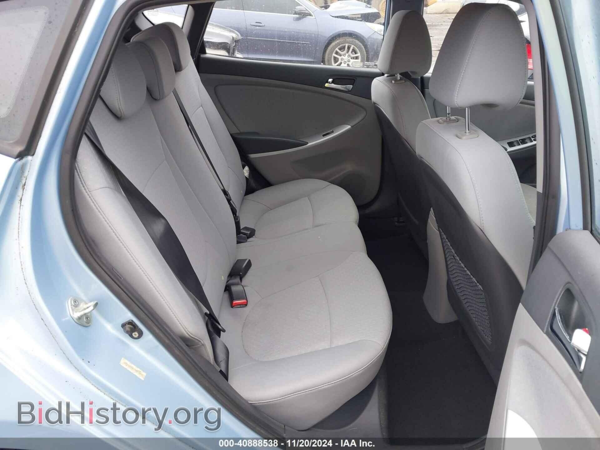 2012 HYUNDAI ACCENT - VIN: KMHCU5AE1CU018086 - Фото 8