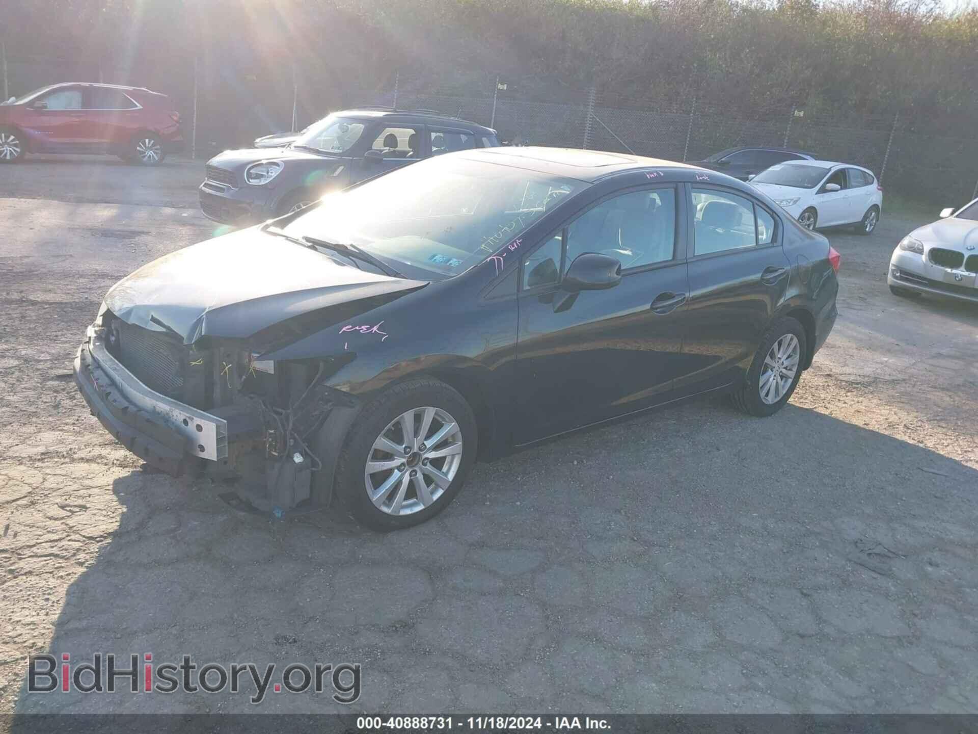 2012 HONDA CIVIC - VIN: 19XFB2F88CE364191 - Фото 2