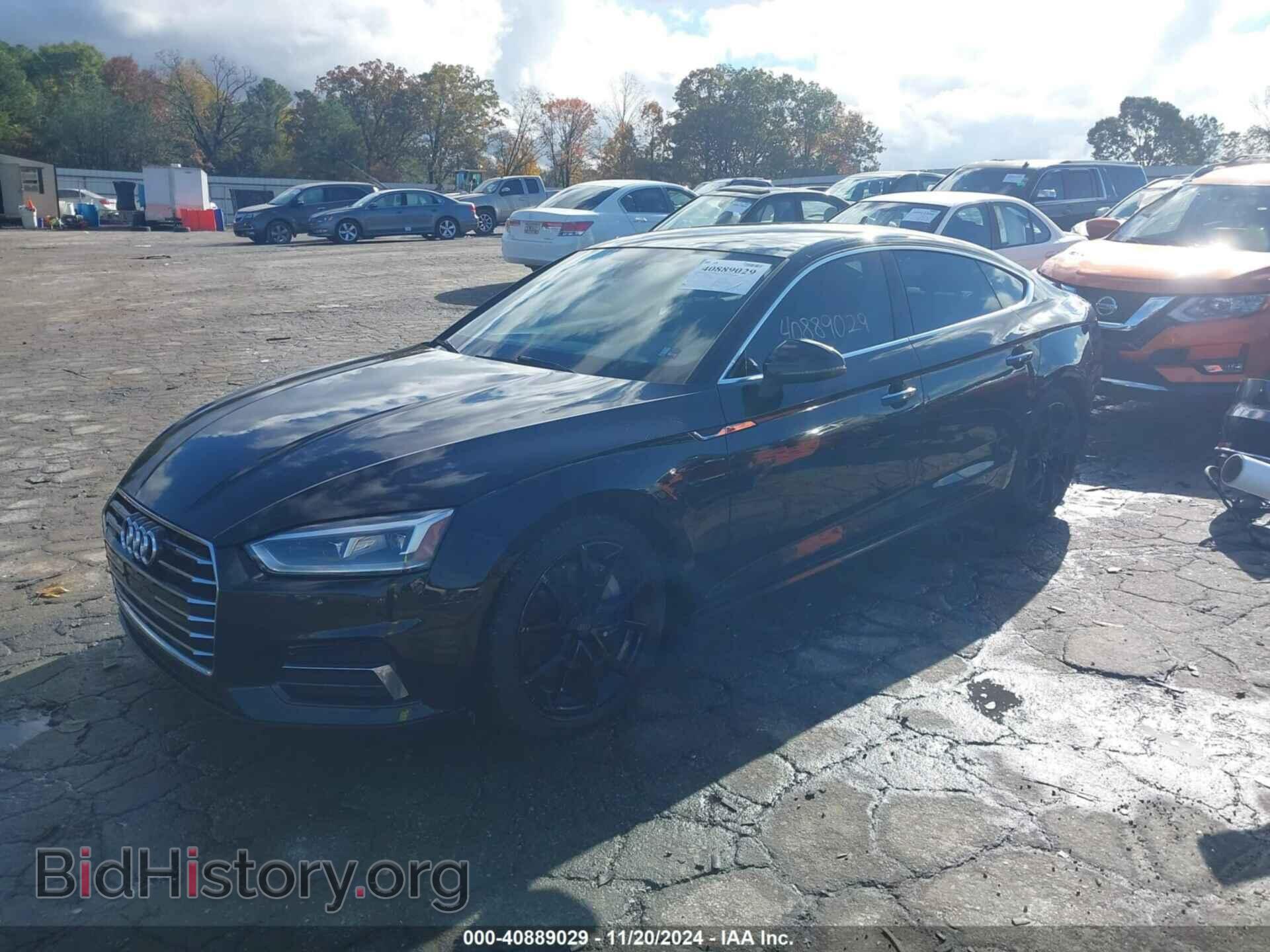 2019 AUDI A5 - VIN: WAUANCF52KA063590 - Фото 2
