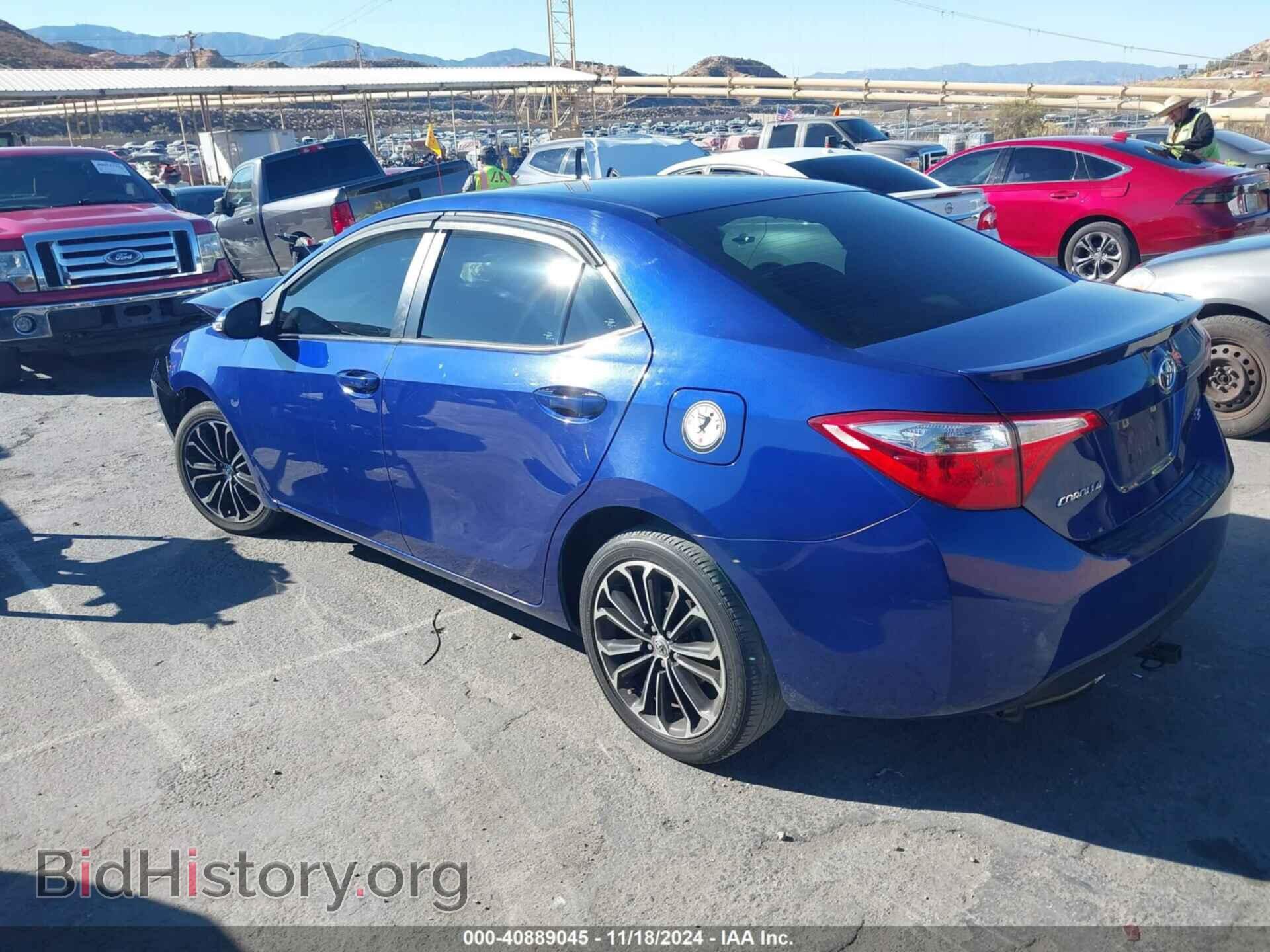 2014 TOYOTA COROLLA - VIN: 5YFBURHE0EP065588 - Фото 3