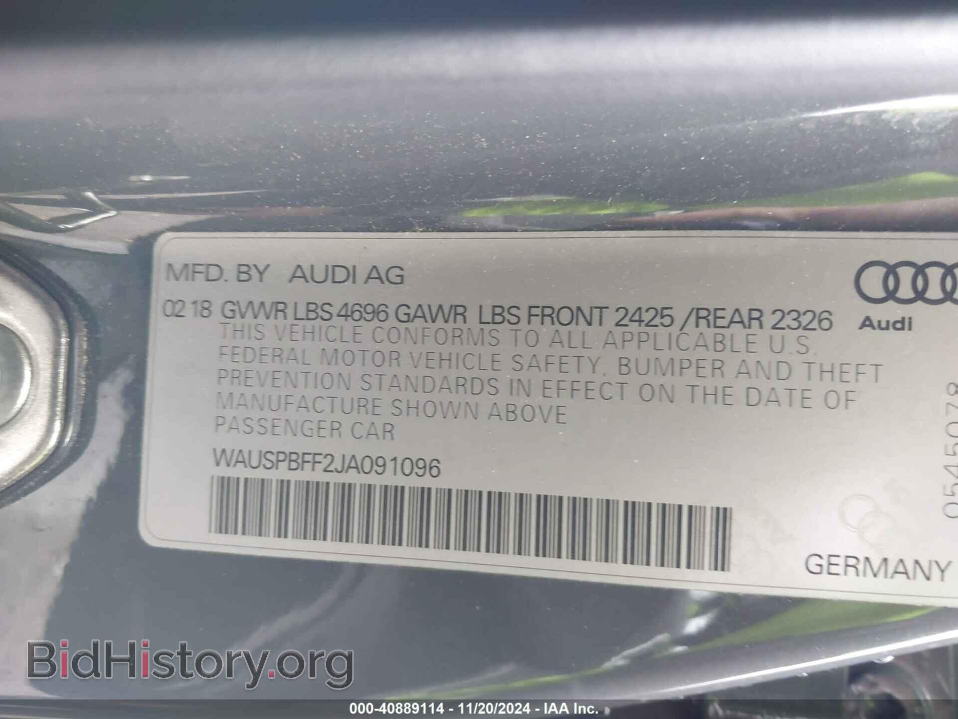 2018 AUDI A3 E-TRON - VIN: WAUSPBFF2JA091096 - Фото 9