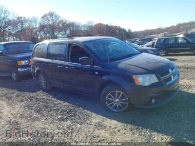 2014 Dodge GRAND CARAVAN SXT 30TH Anniversary, синий — VIN 2C4RDGCG9ER418938, IAAI