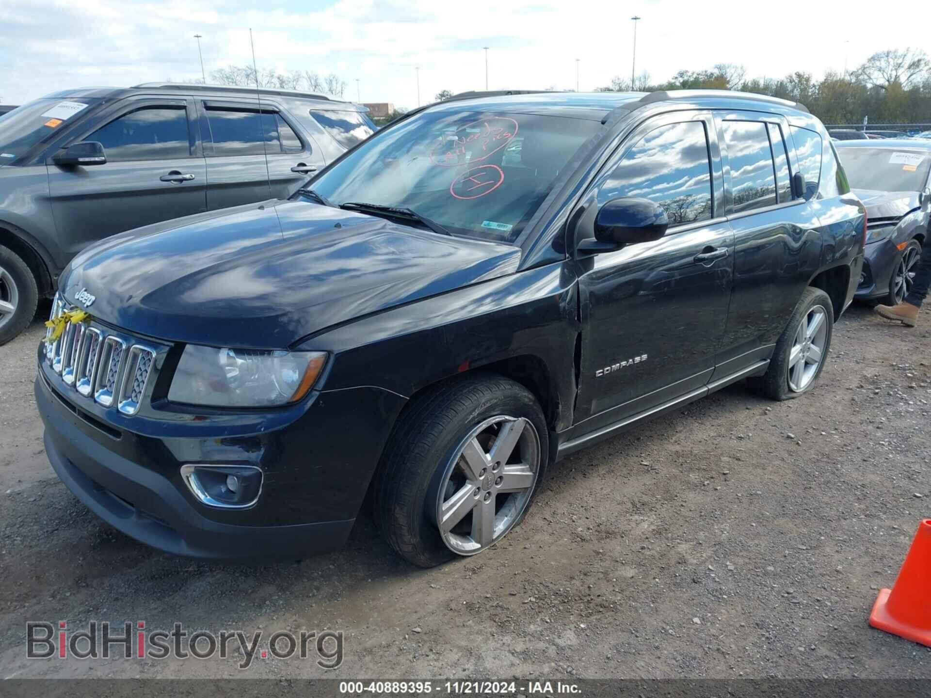 2014 JEEP COMPASS - VIN: 1C4NJCEA2ED662703 - Фото 2