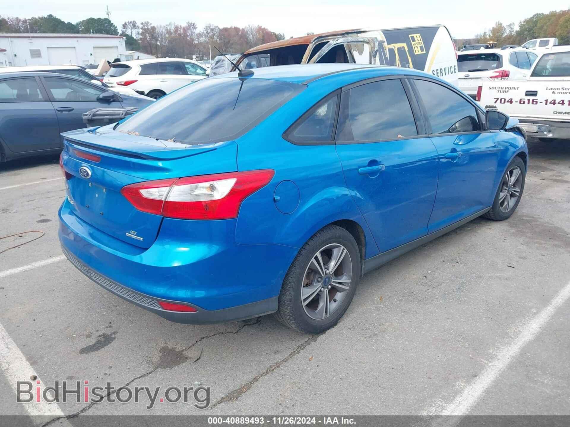 2014 FORD FOCUS - VIN: 1FADP3F29EL404921 - Фото 4