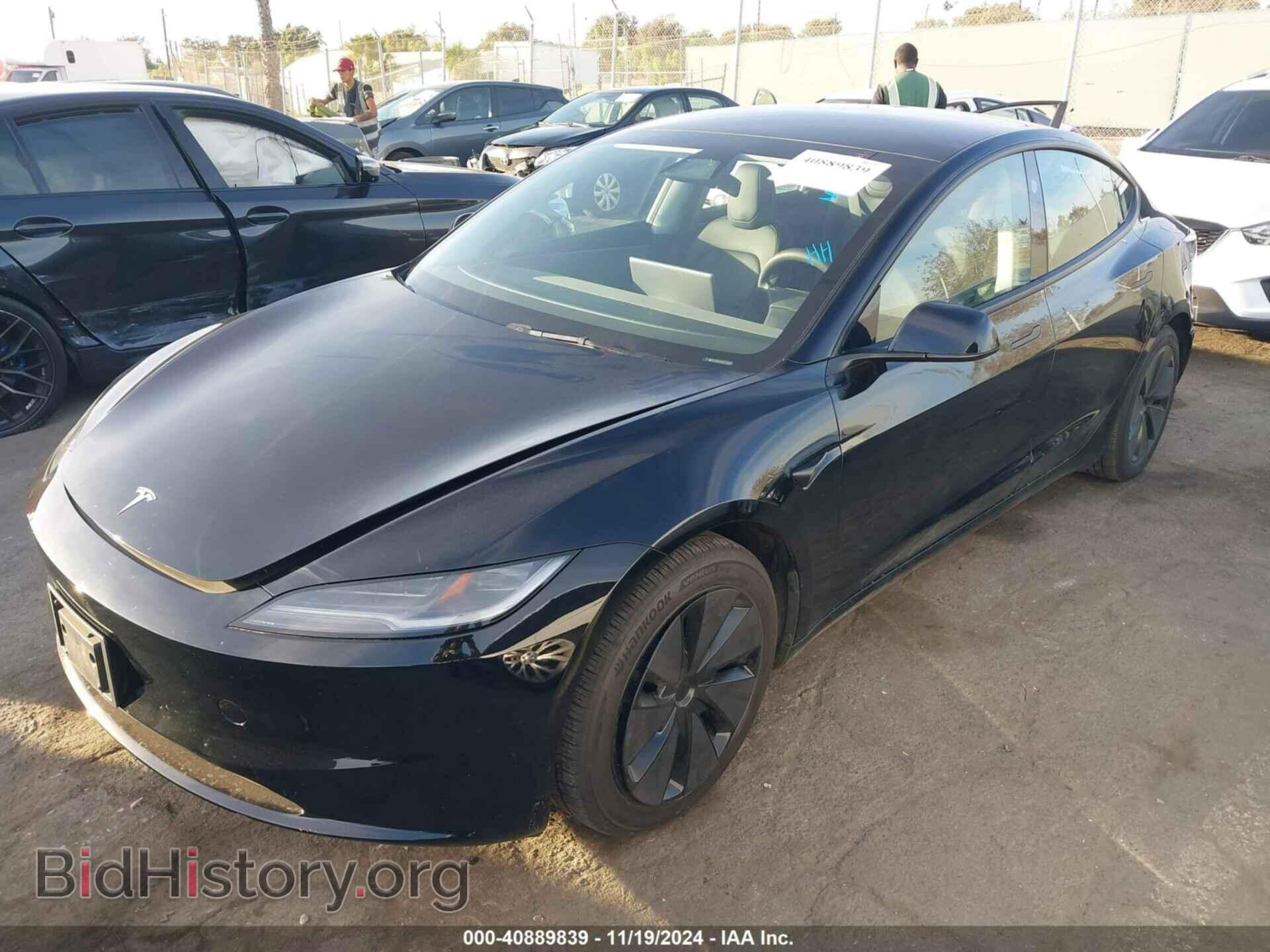 2024 TESLA MODEL 3 - VIN: 5YJ3E1EA4RF747945 - Фото 2