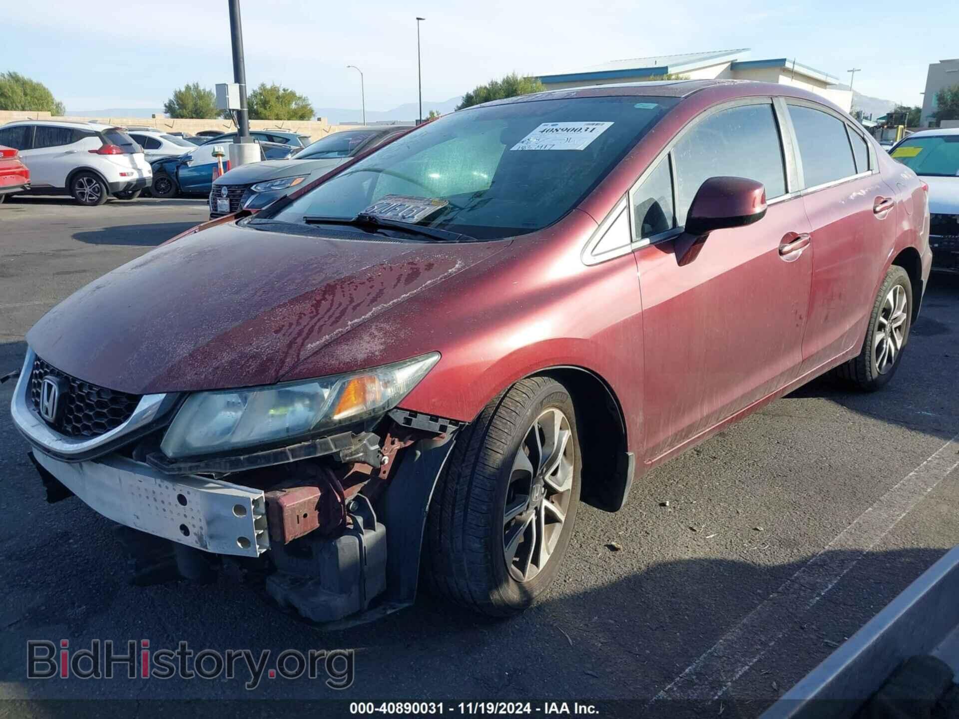 2013 HONDA CIVIC - VIN: 2HGFB2F87DH528666 - Фото 2