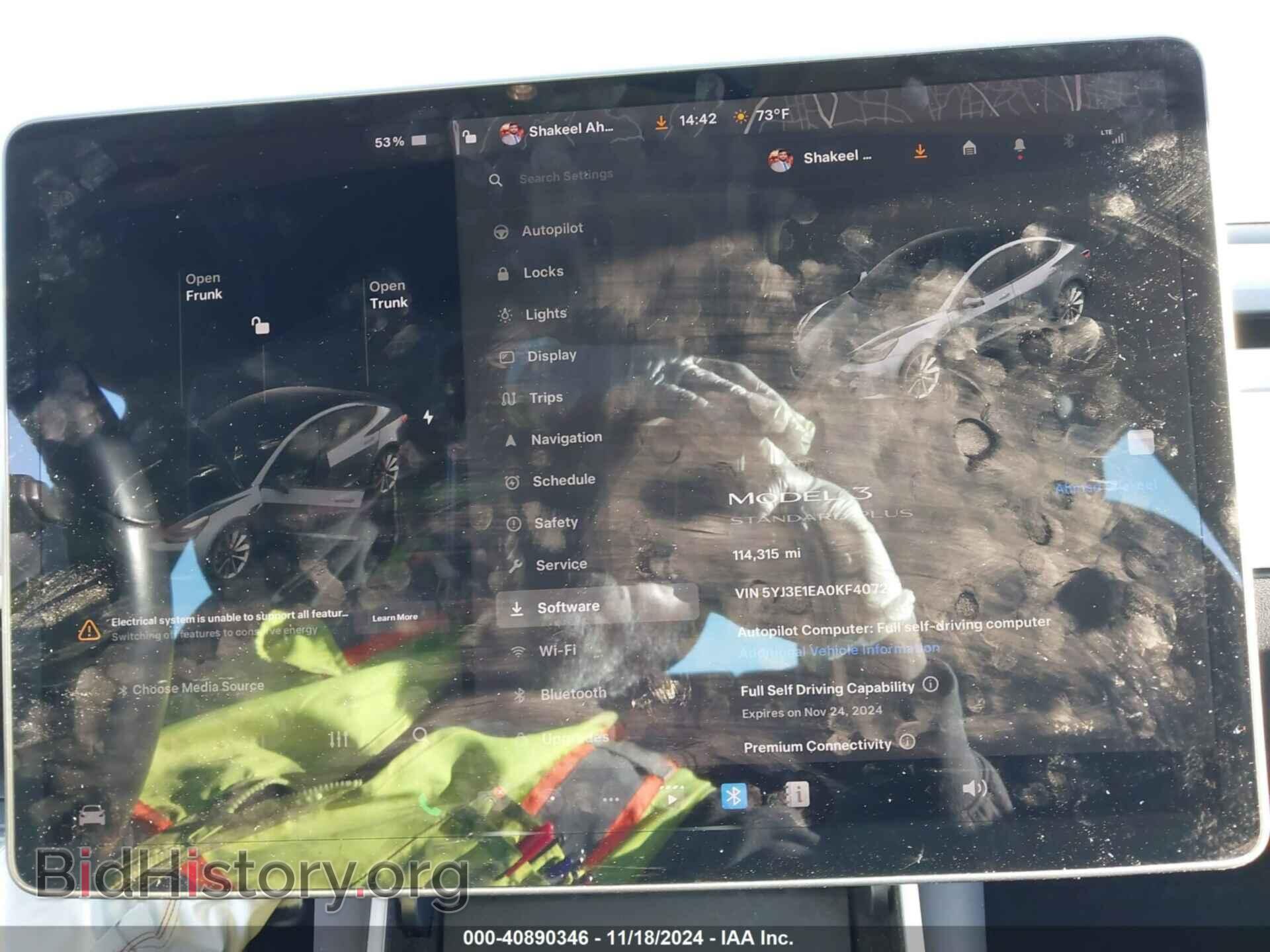 2019 TESLA MODEL 3 - VIN: 5YJ3E1EA0KF407231 - Photo 7
